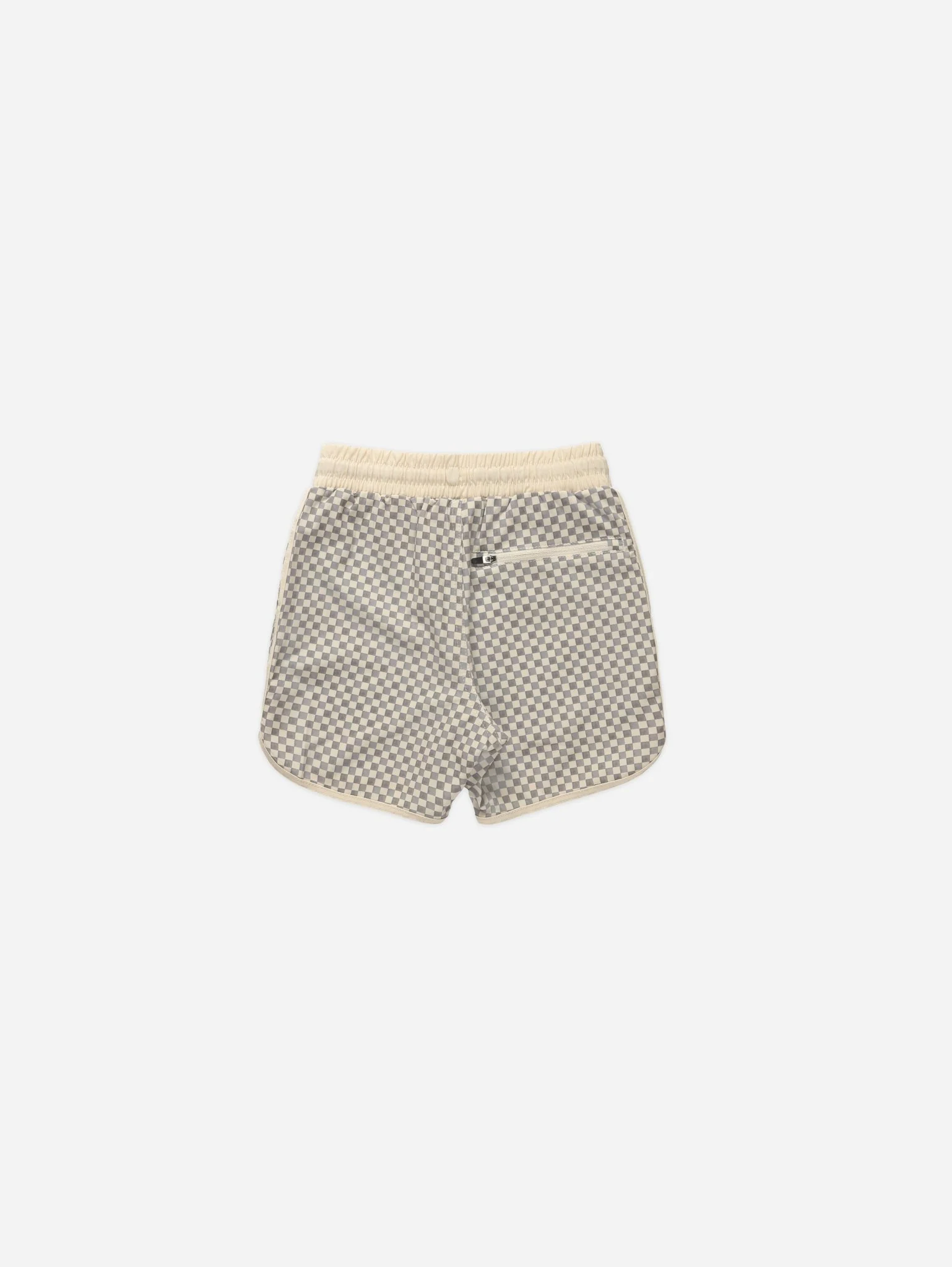 Del Mar Short || Grey Micro Check - Image 2