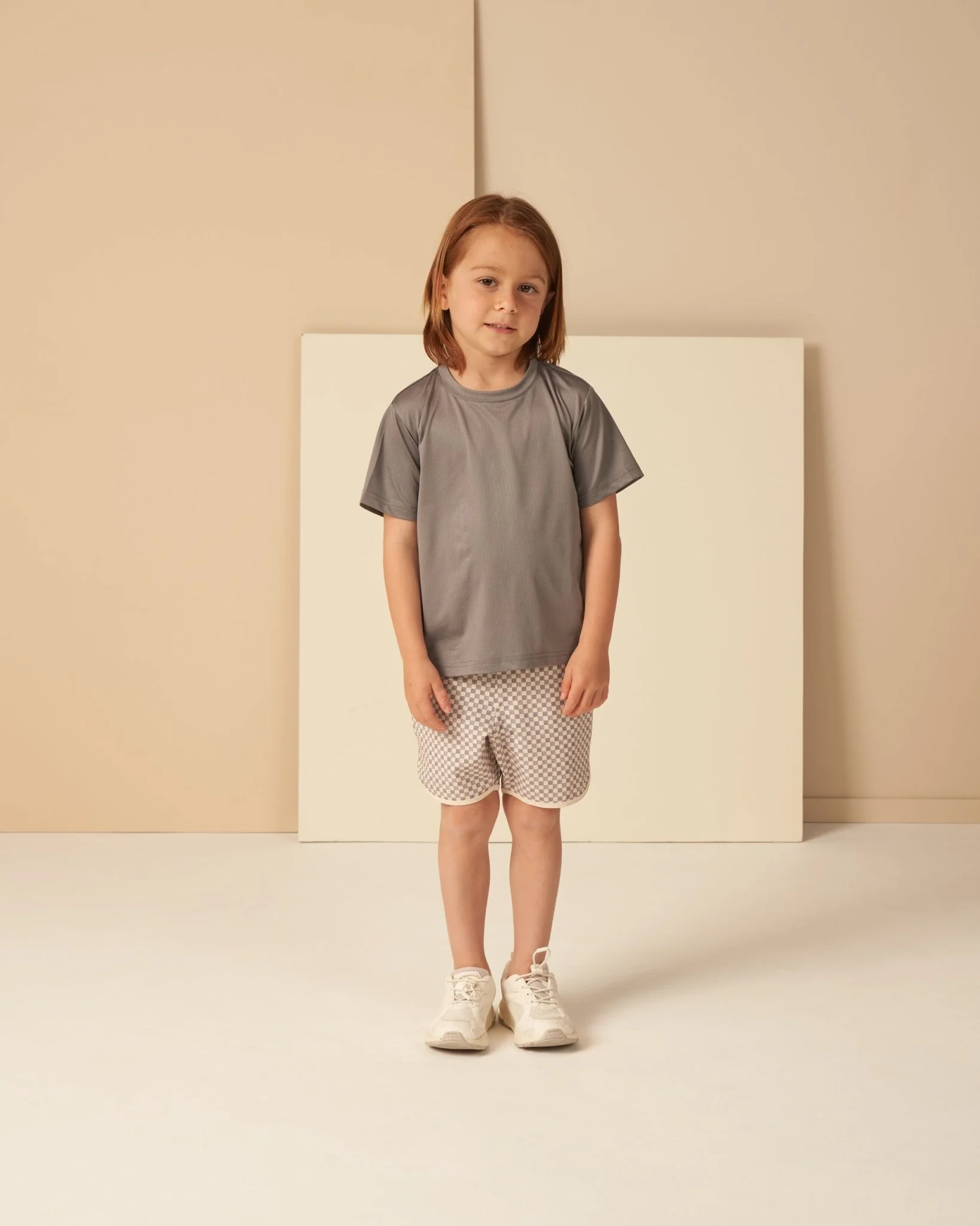 Del Mar Short || Grey Micro Check - Image 3