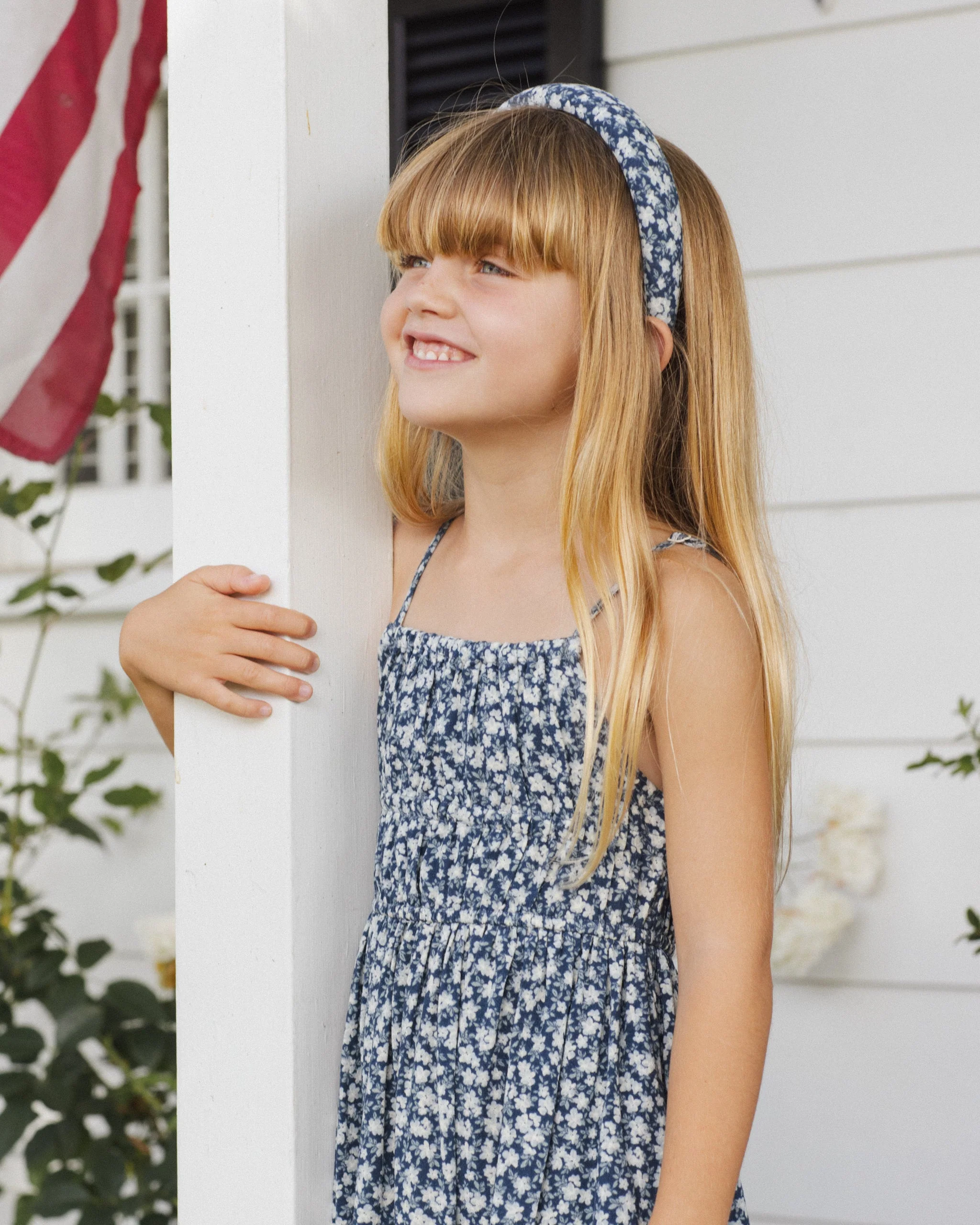 Delia Dress Navy Floral - Image 3