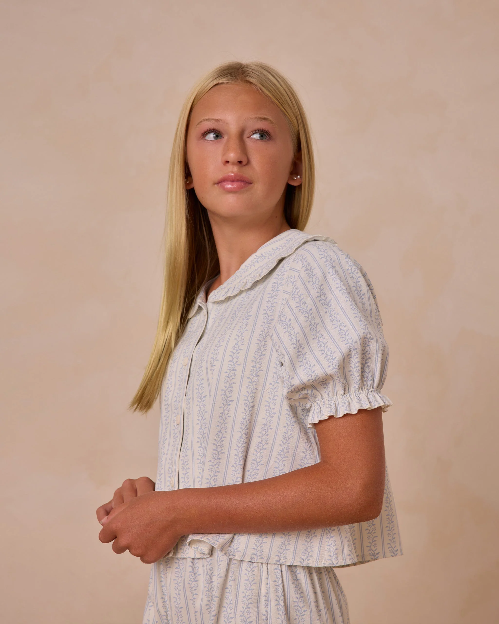 Delilah Pajama Set || Blue Vines** - Image 2