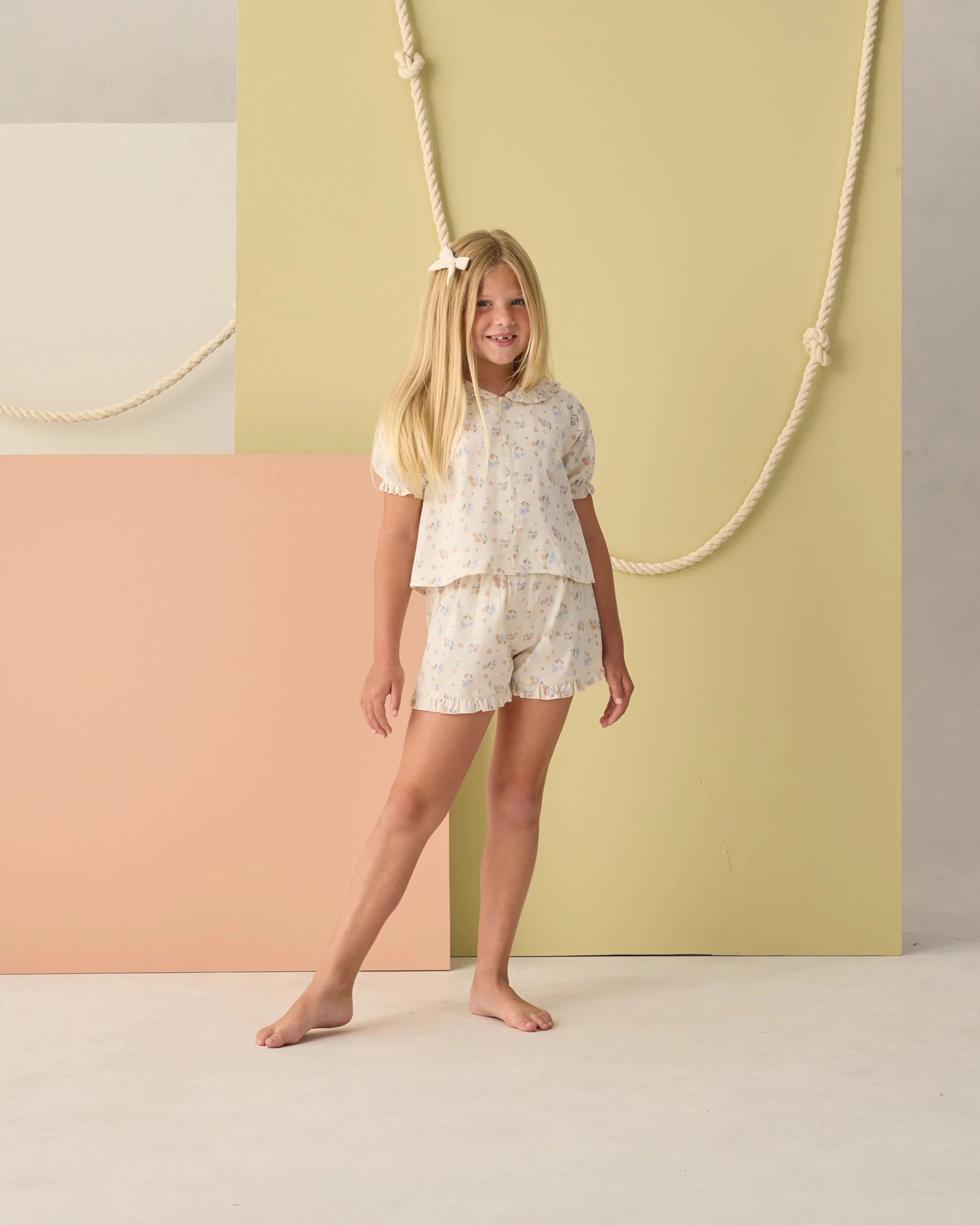 Delilah Pajama Set Pastel Garden - Image 4