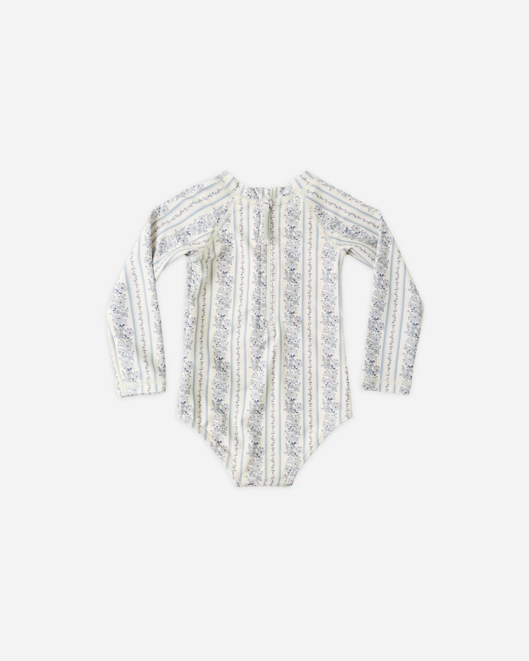 Delphine Rashguard One-Piece Blue Floral - Image 6