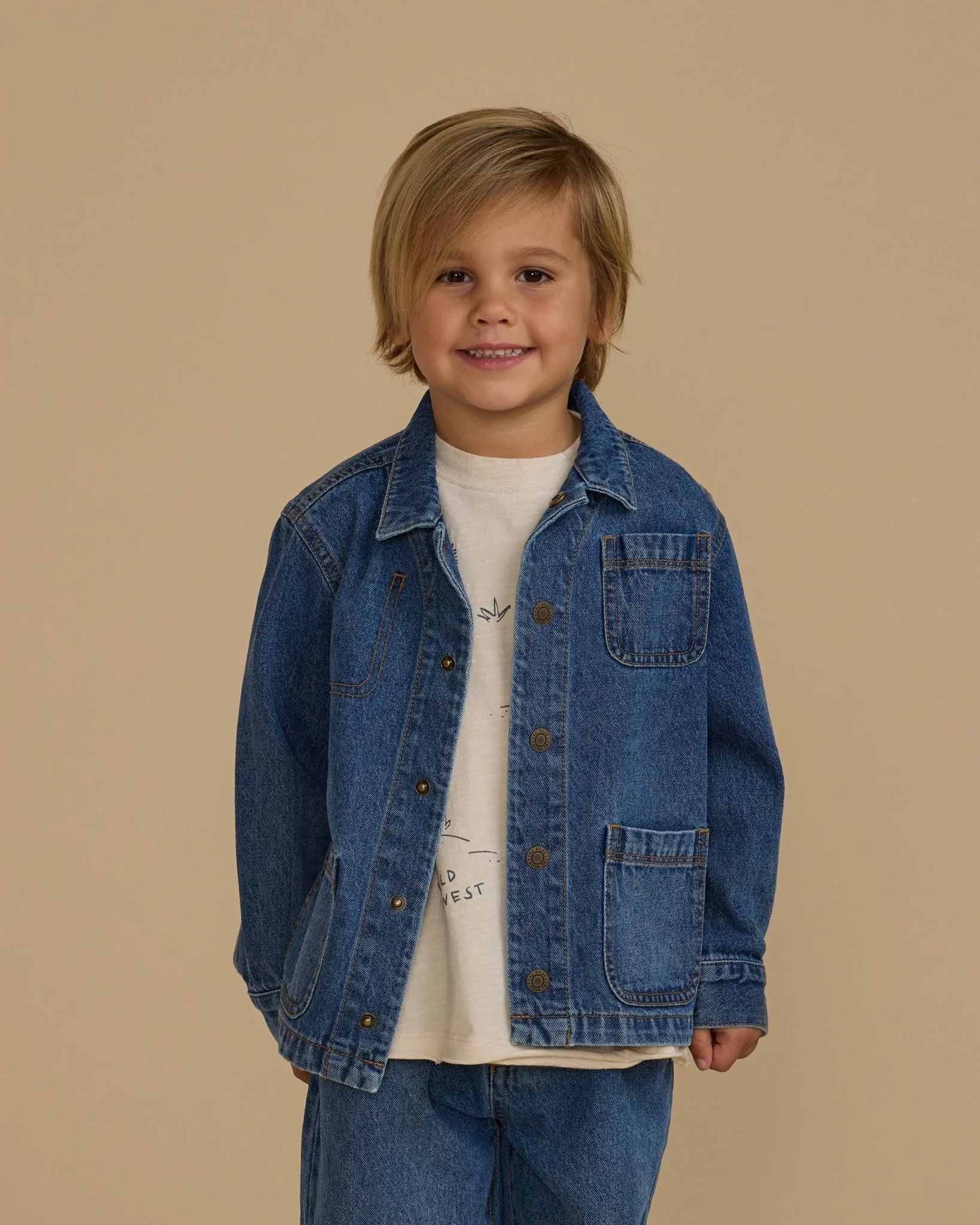 Denim Chore Coat || Indigo - Image 2
