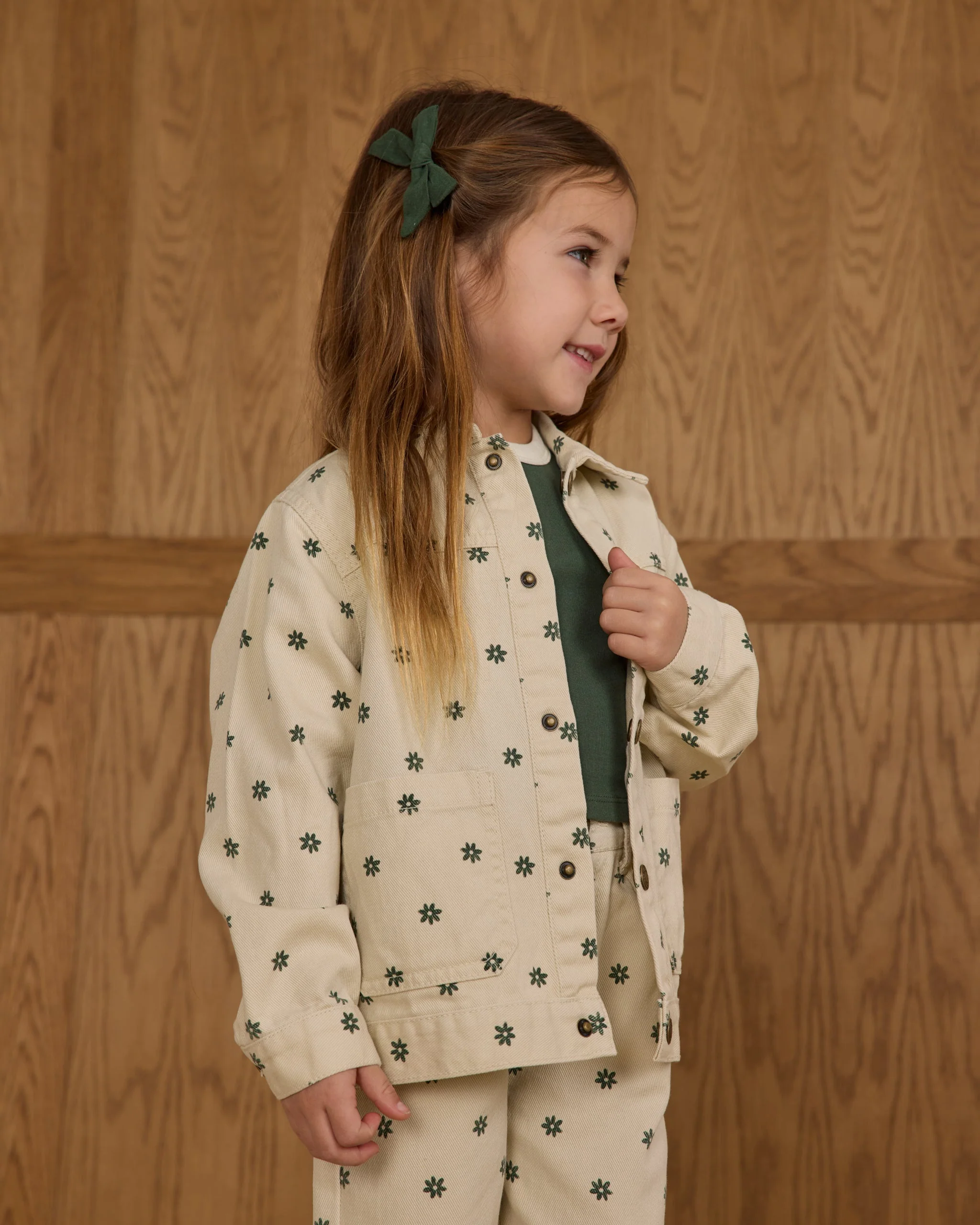 Denim Chore Coat || Mini Daisy - Image 2
