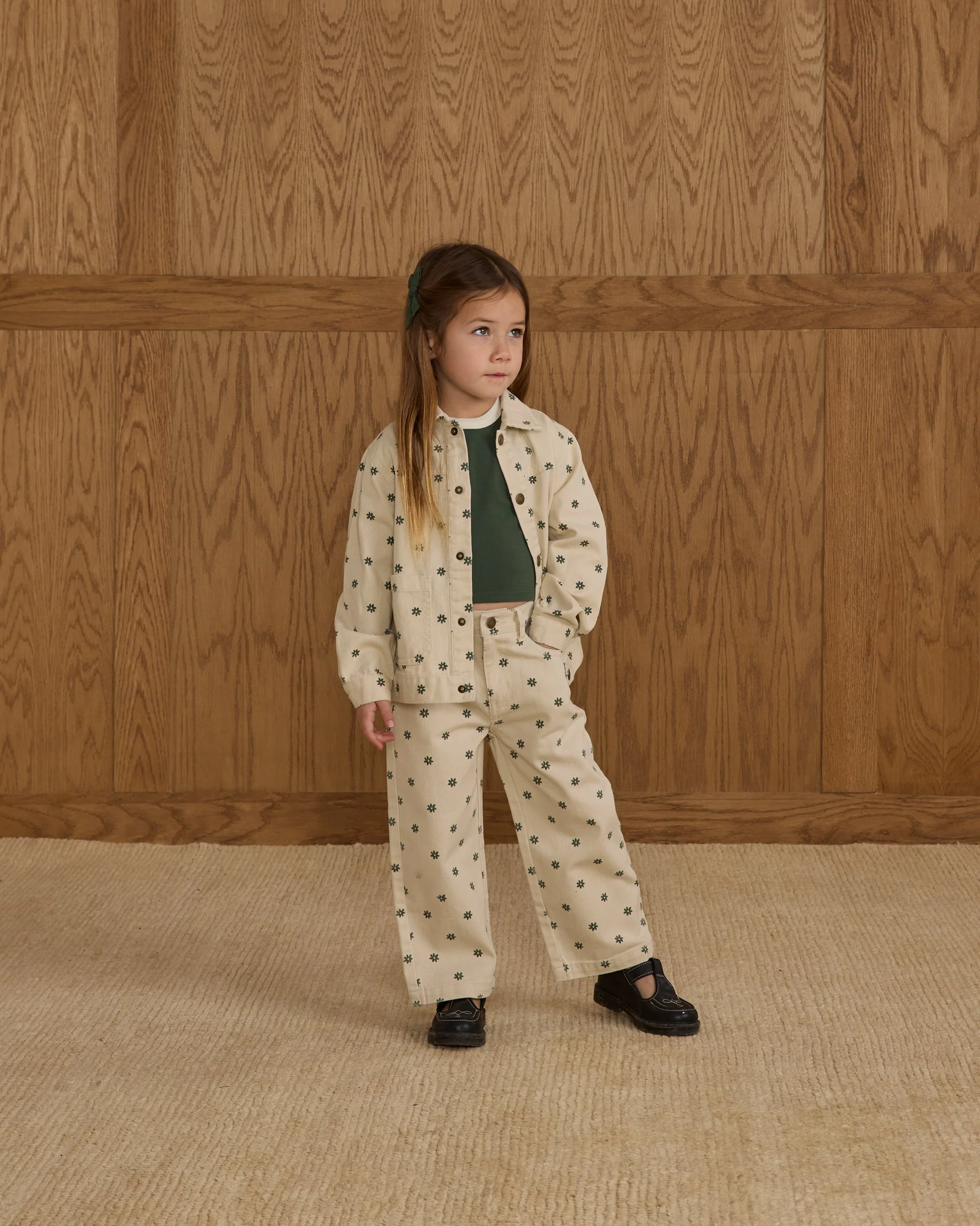 Denim Chore Coat || Mini Daisy - Image 4