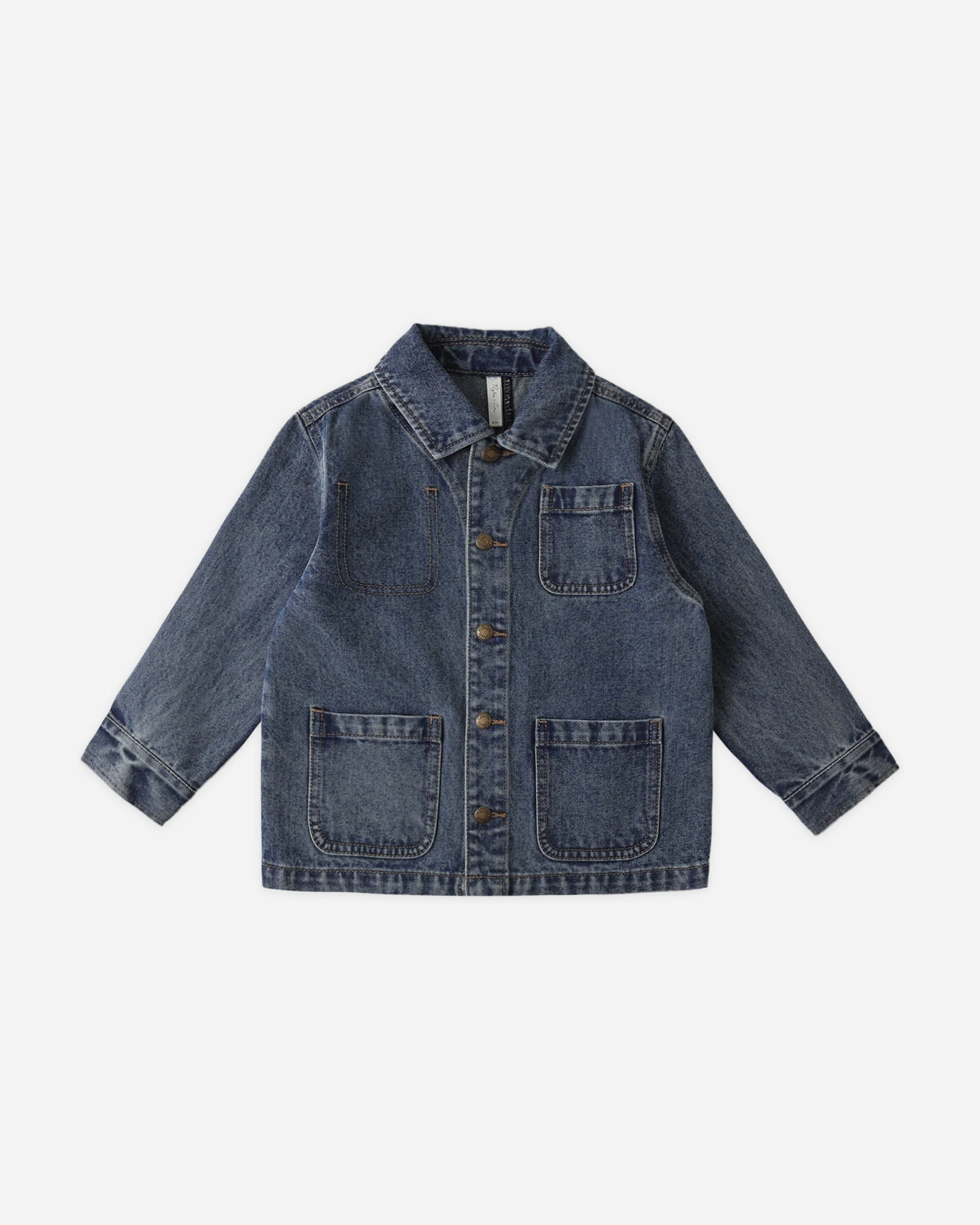 Denim Chore Coat Navy