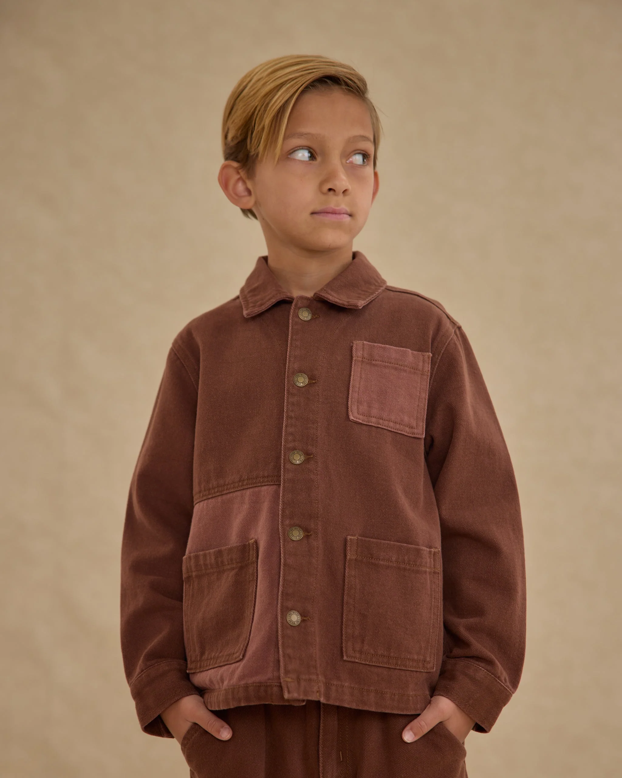Denim Jacket || Brown - Image 2
