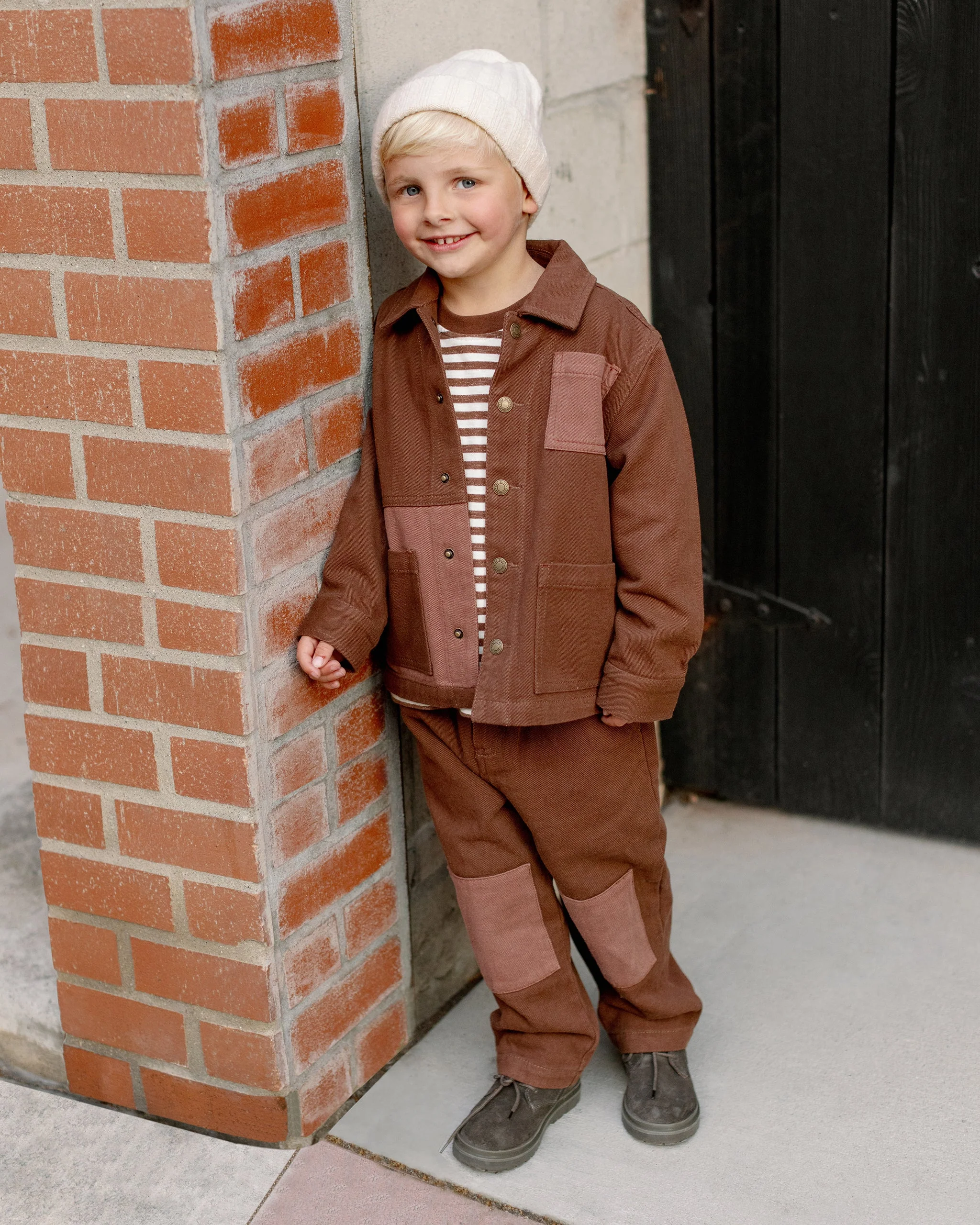 Denim Jacket || Brown - Image 5
