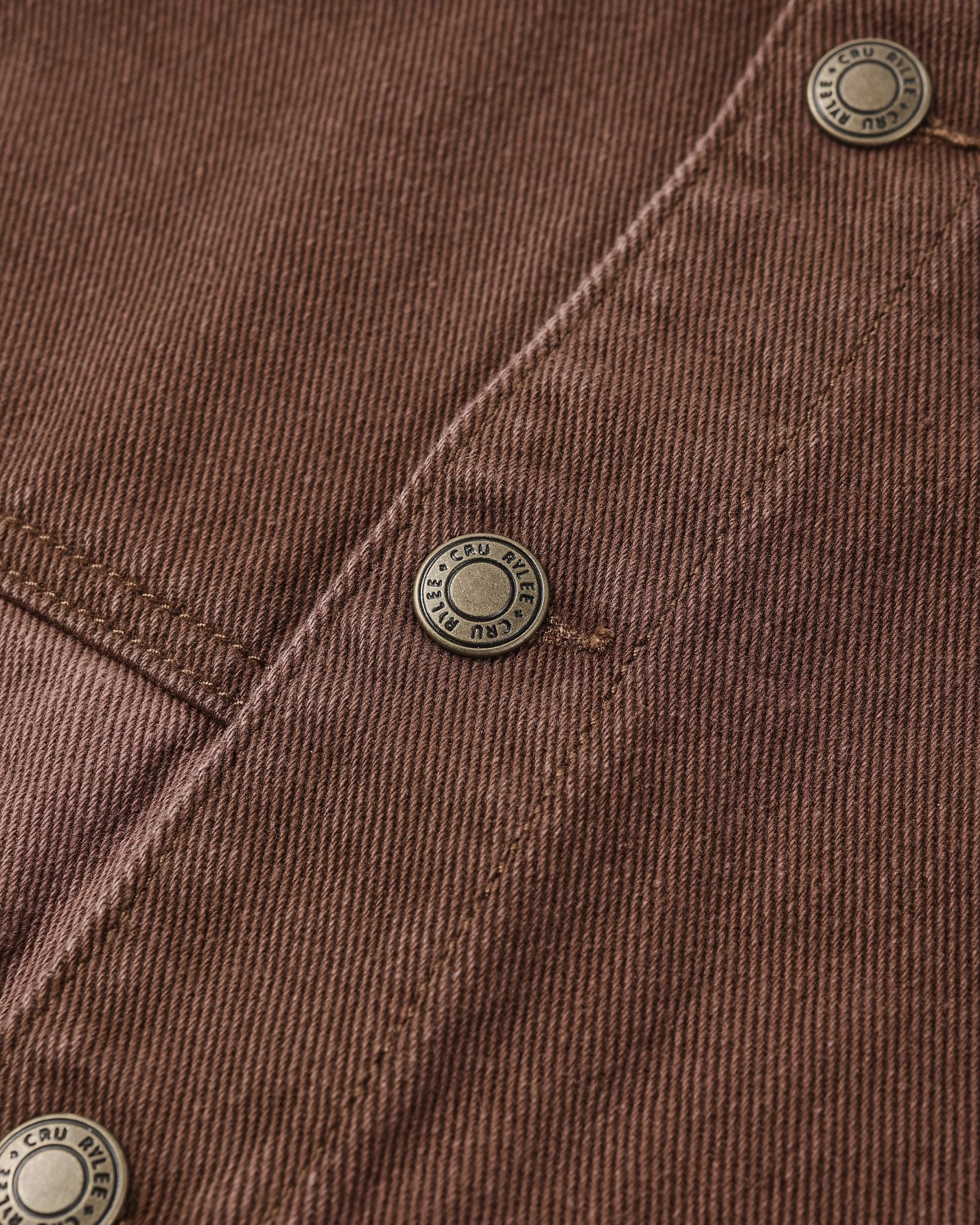 Denim Jacket || Brown - Image 7