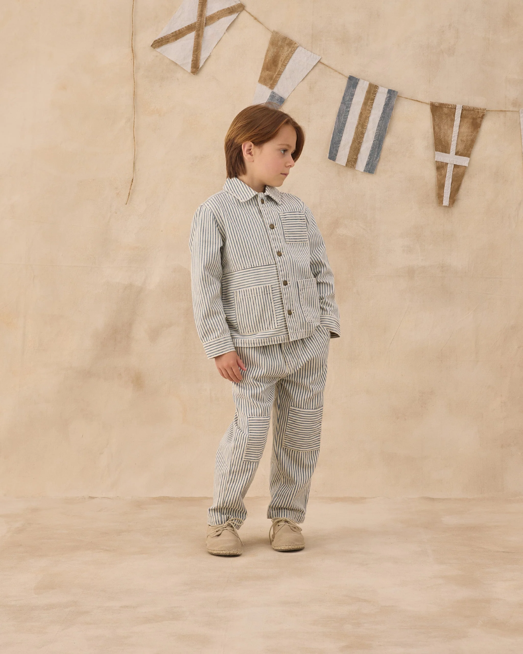 Denim Jacket Railroad Stripe - Image 3
