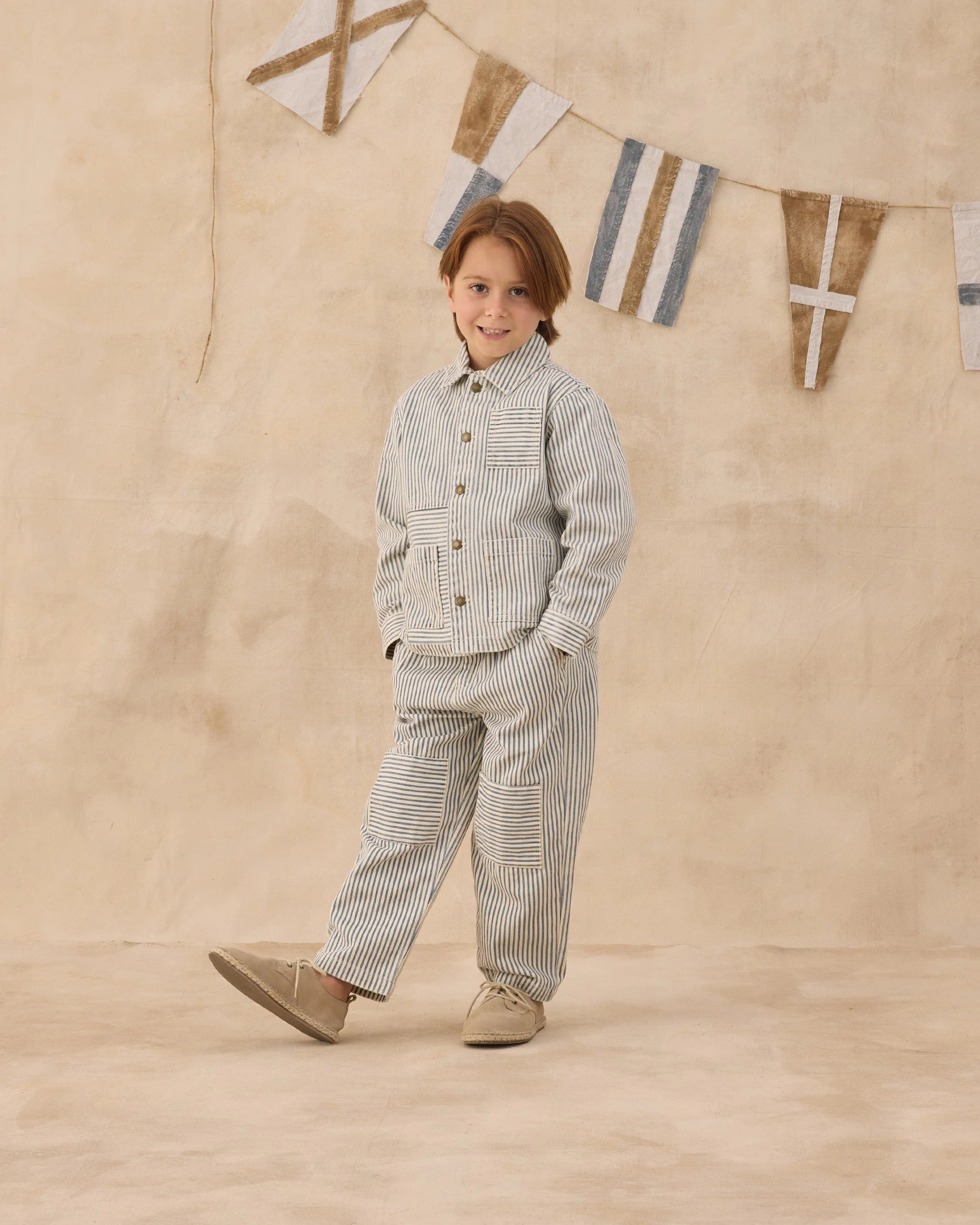 Denim Jacket Railroad Stripe - Image 4