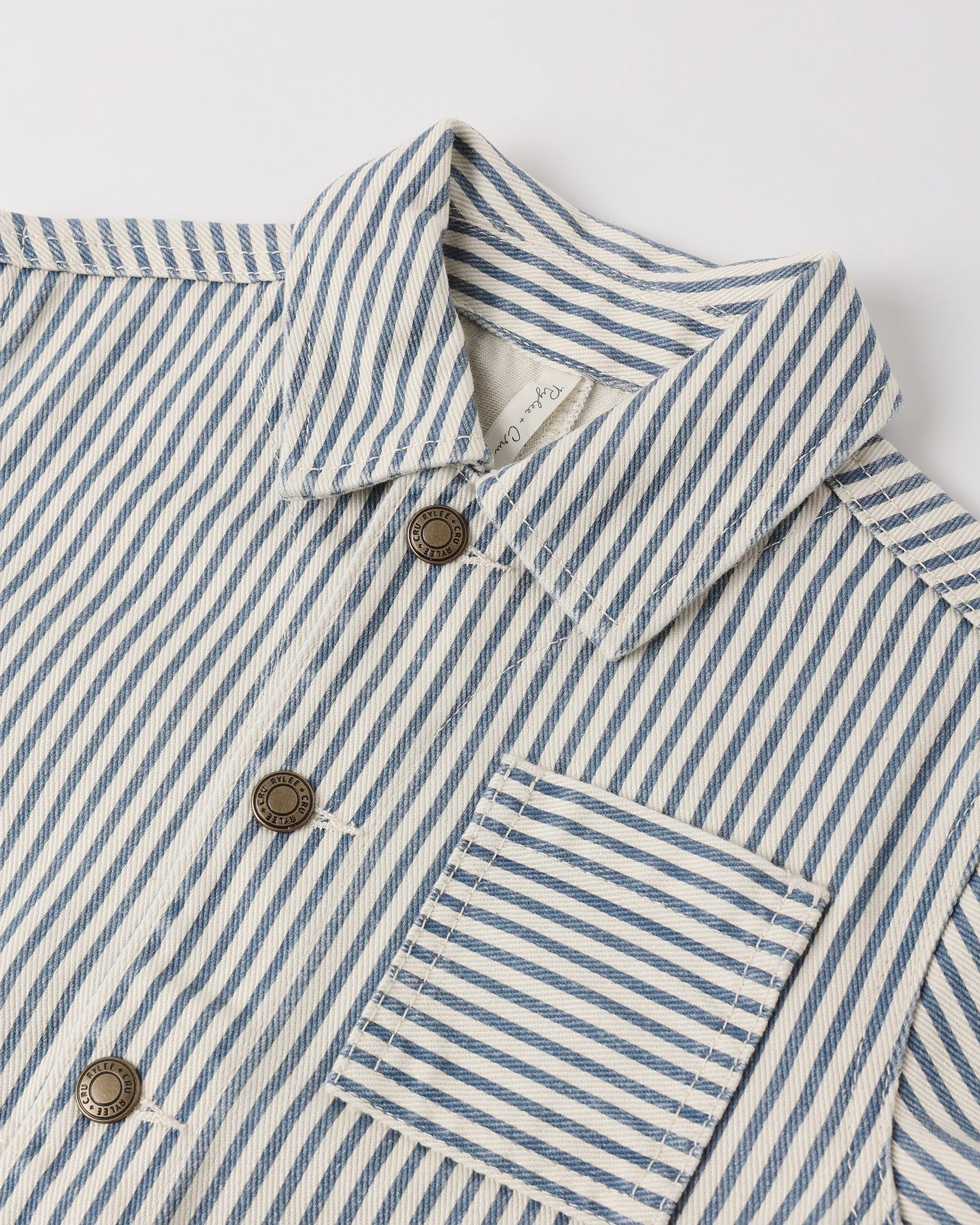 Denim Jacket Railroad Stripe - Image 7