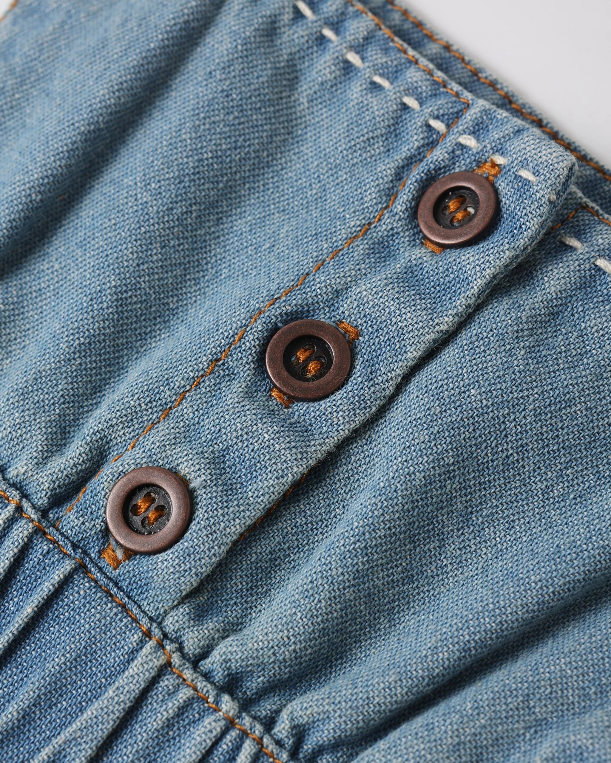 Denim Romper Washed Blue - Image 6