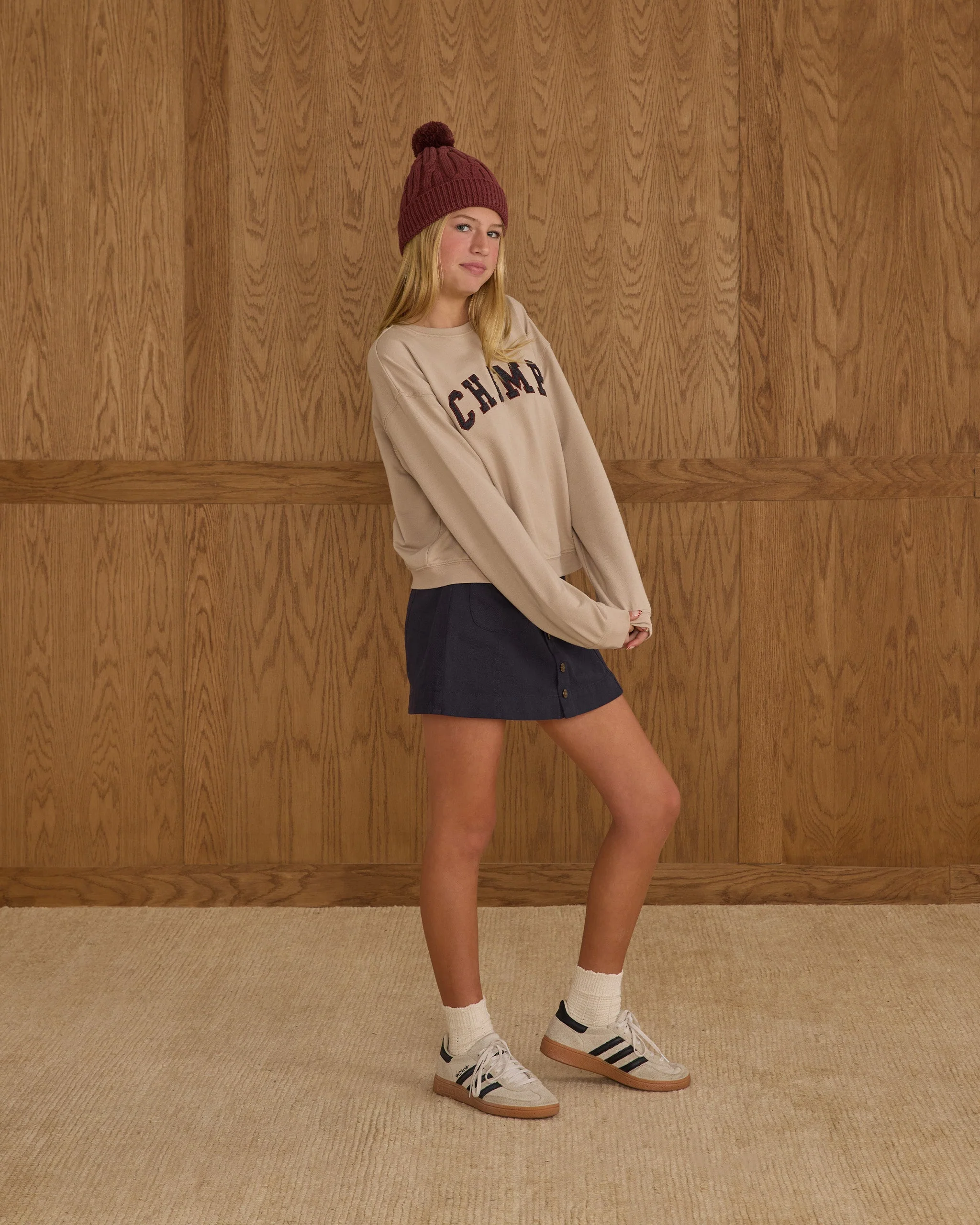 Denver Mini Skirt | Navy Teen - Image 3