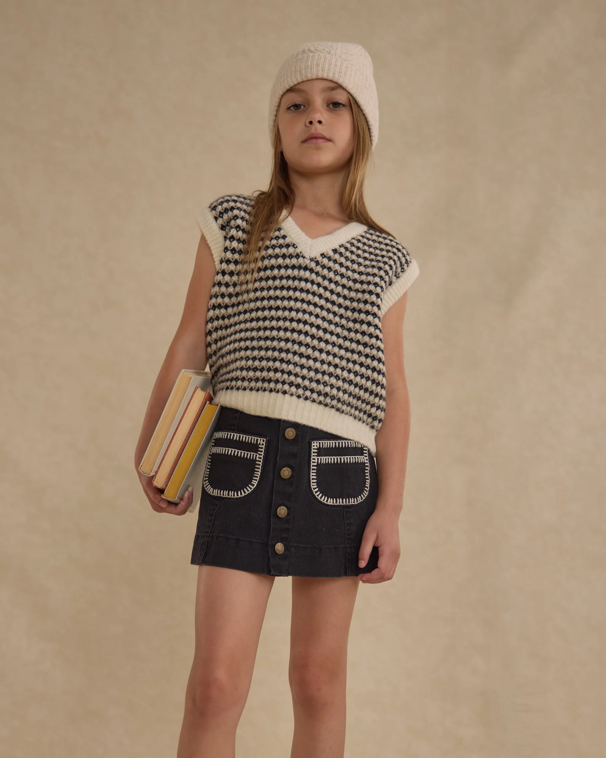 Denver Mini Skirt || Washed Black - Image 4