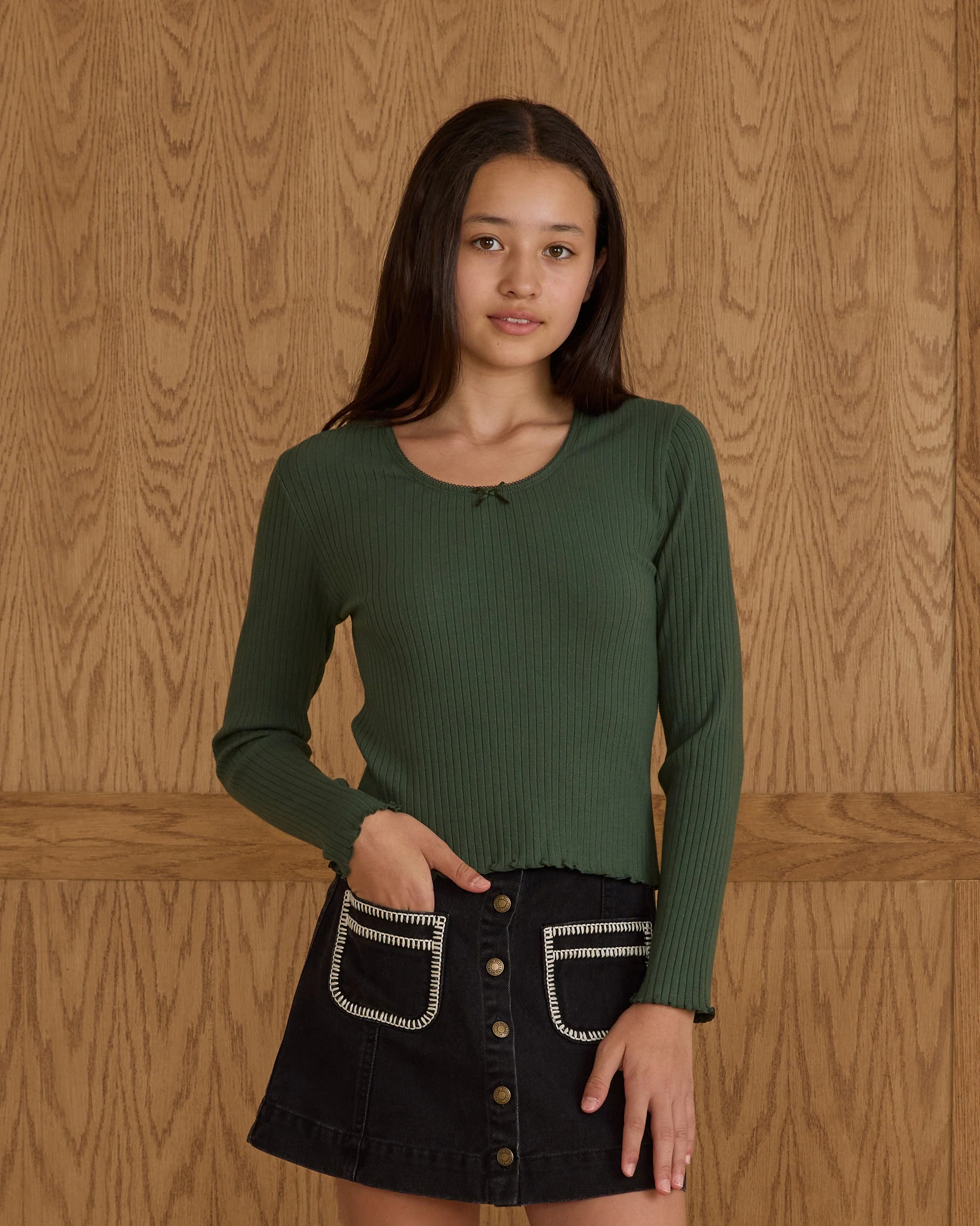 Denver Mini Skirt || Washed Black - Image 4