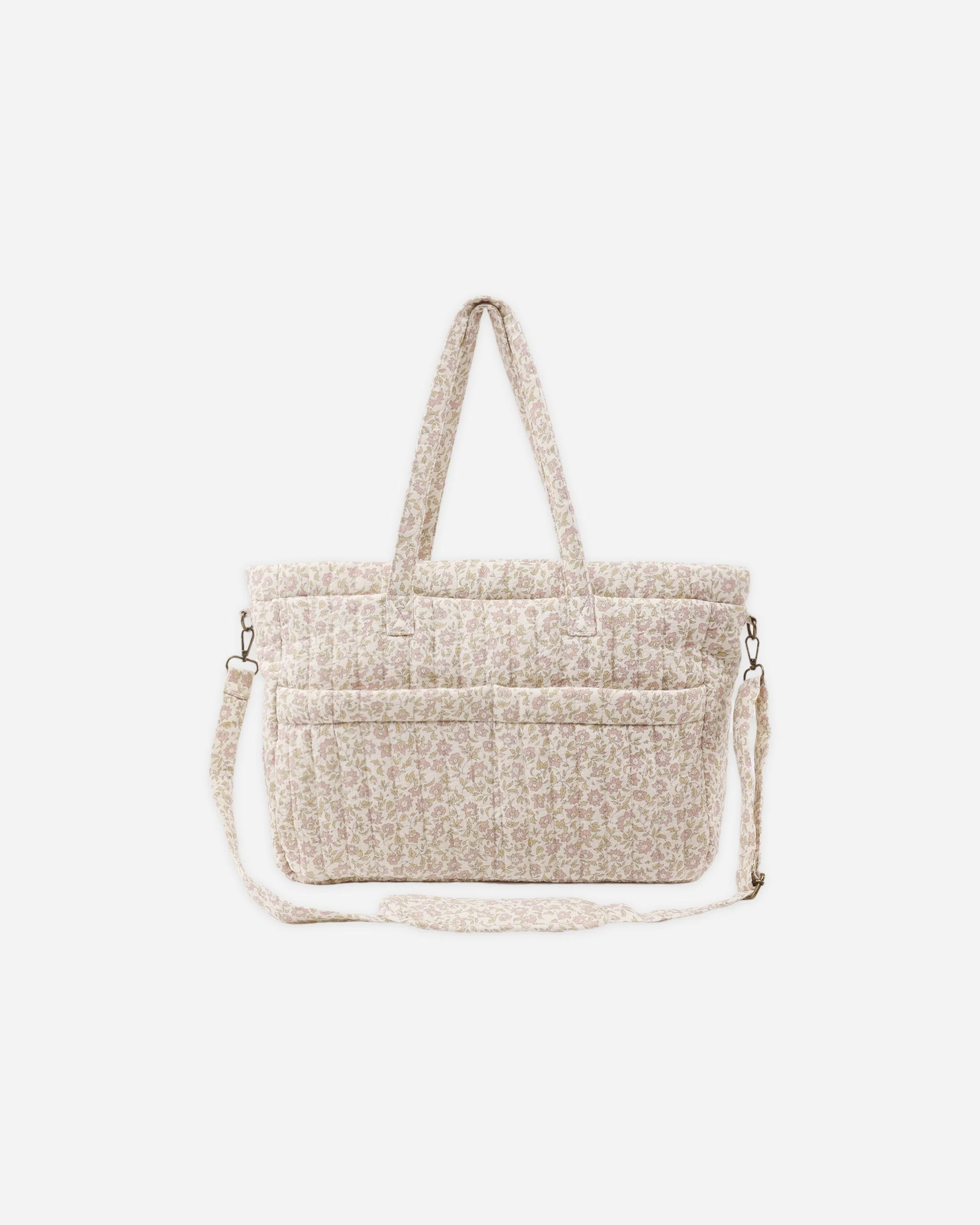 Diaper Bag + Changing Mat Wildflower Woven - Image 2