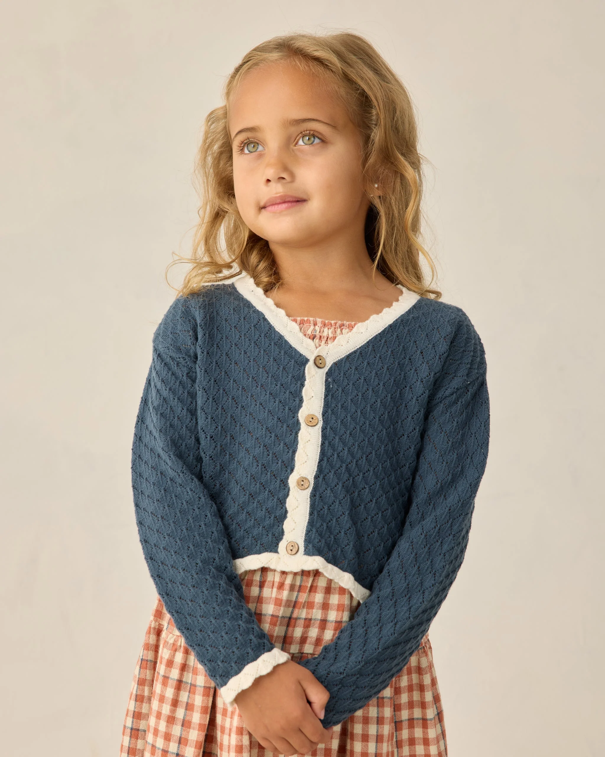 Ella Cardigan Navy - Image 5