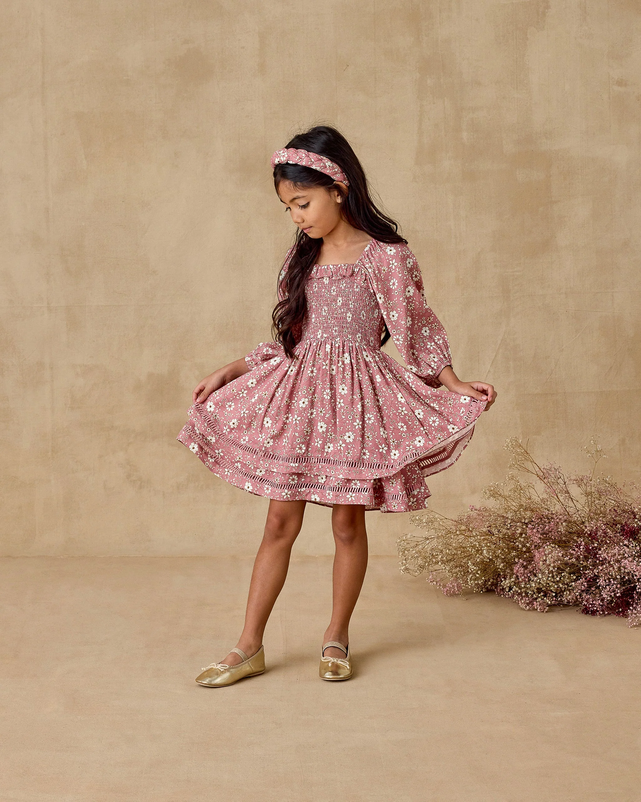 Elodie Dress | Rose Bloom - Image 2