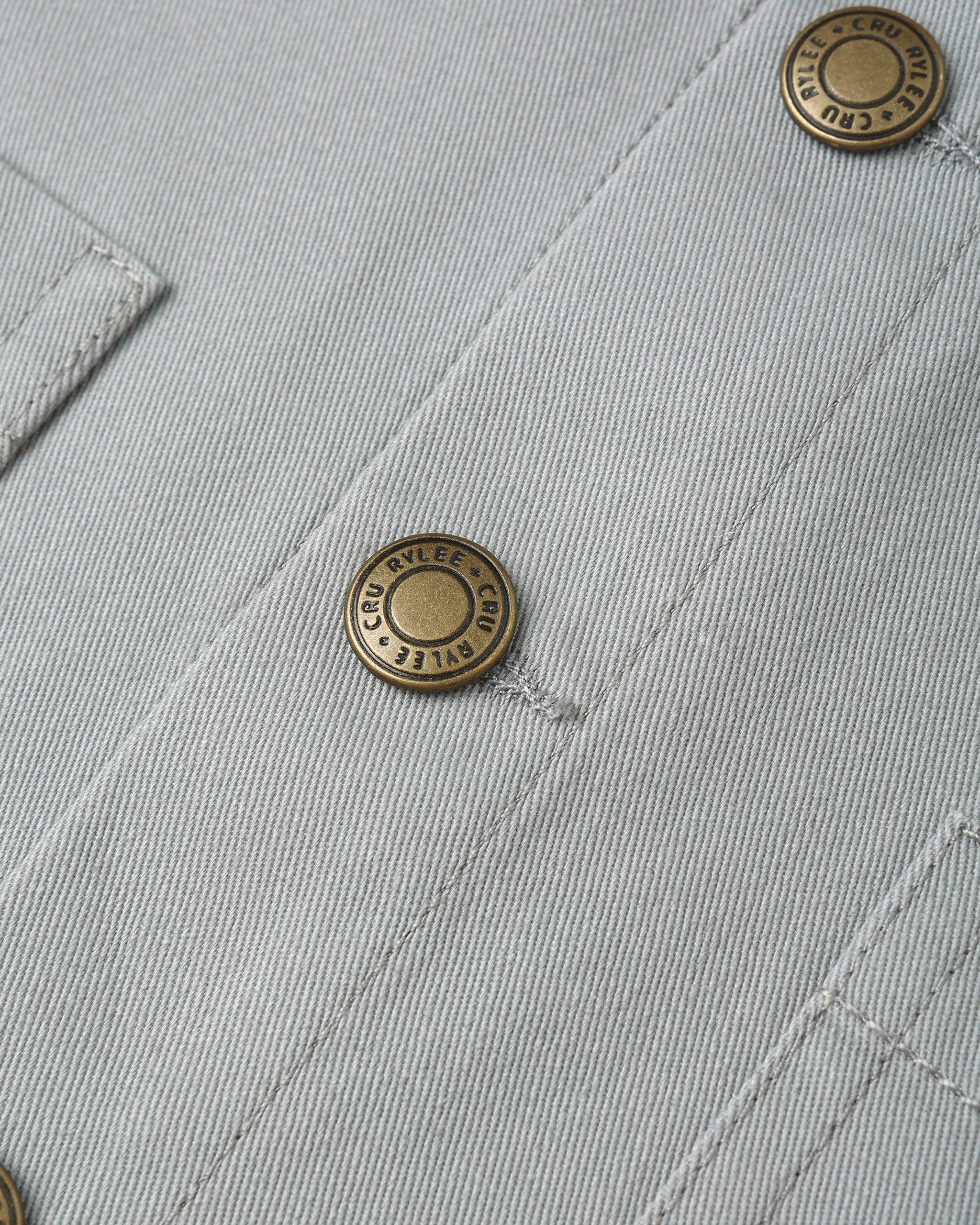 Enzo Overshirt || Dusty Blue - Image 2