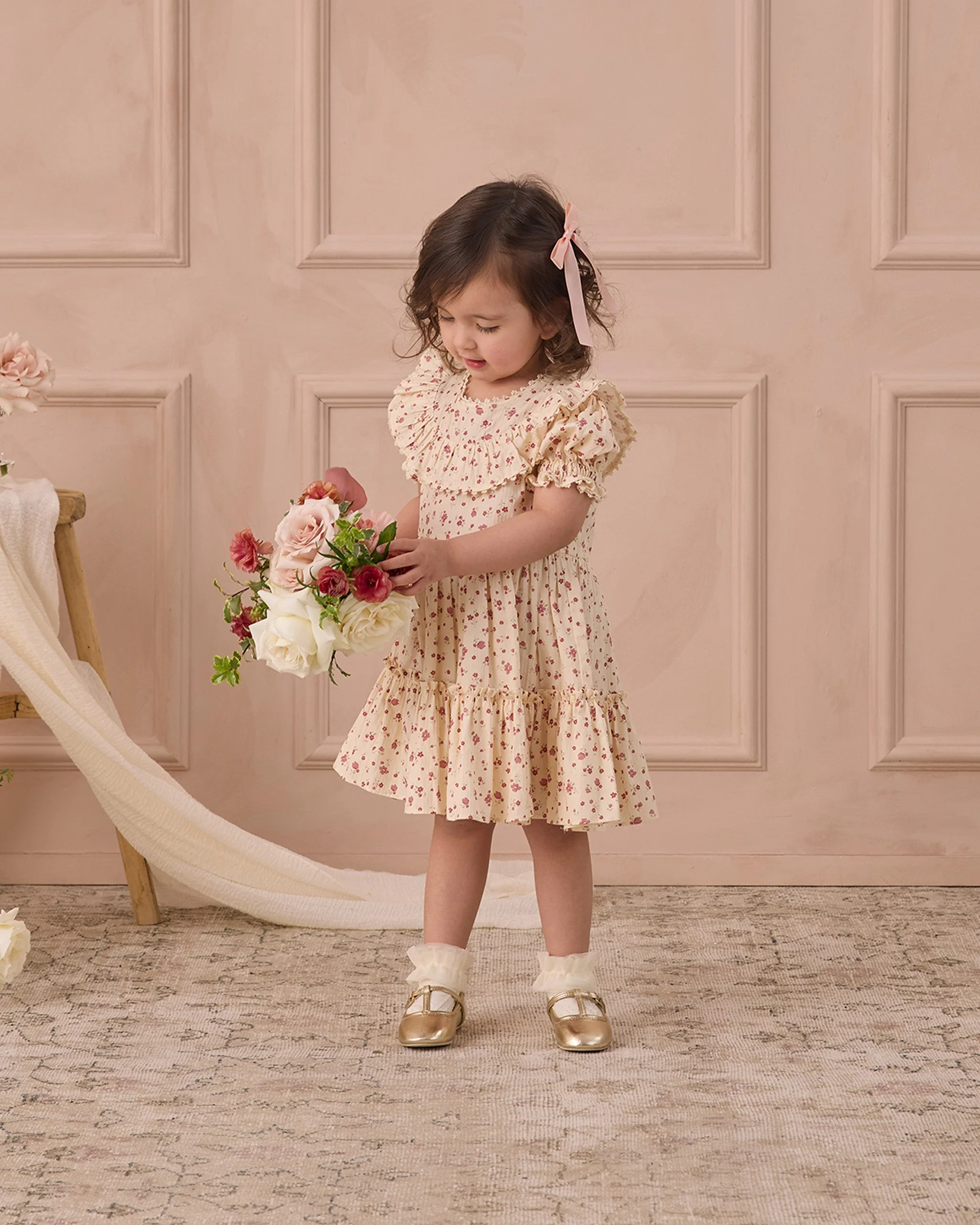 Eva Dress Red Floral - Image 2