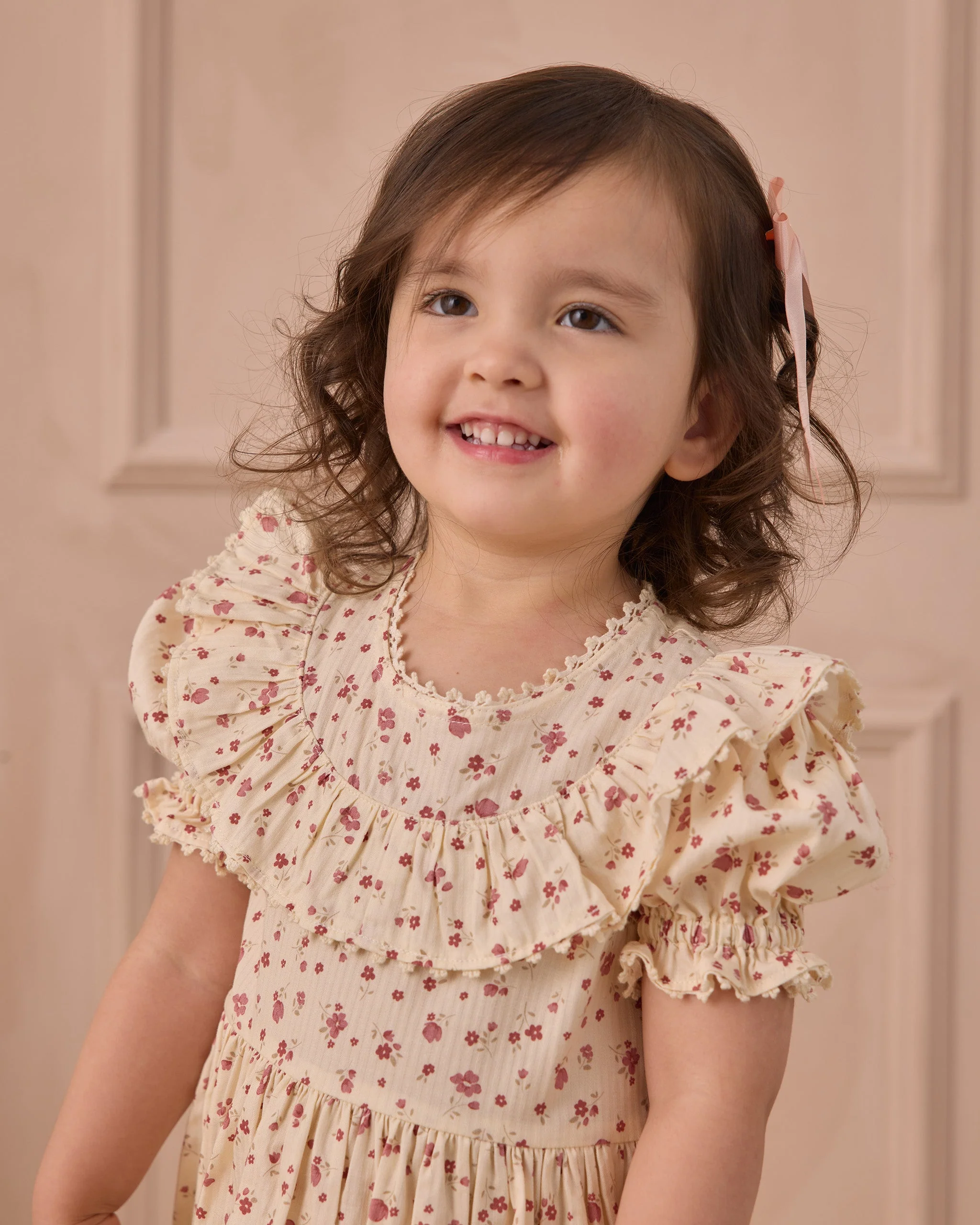 Eva Dress Red Floral - Image 3
