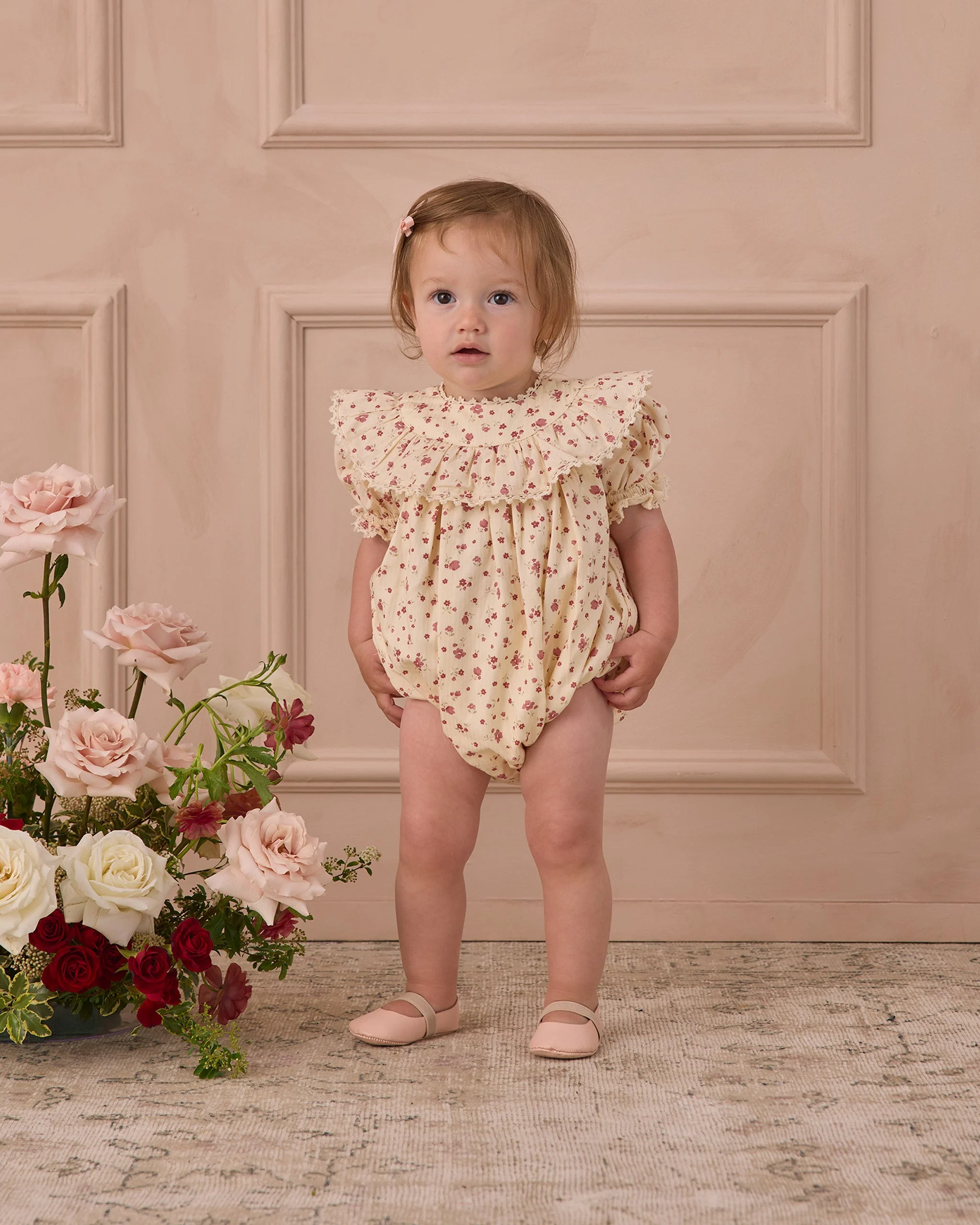 Eva Romper Red Floral - Image 2
