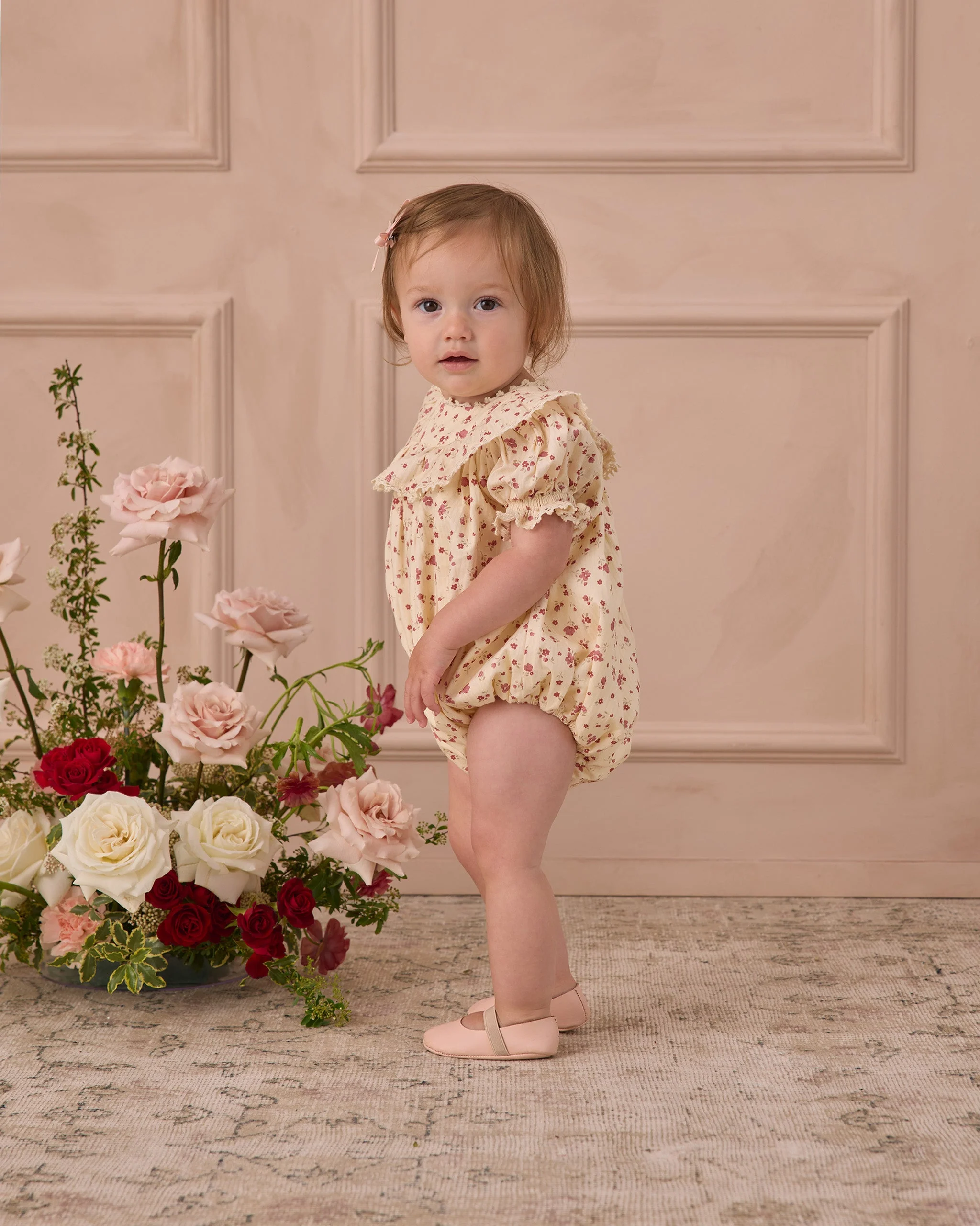 Eva Romper Red Floral - Image 3