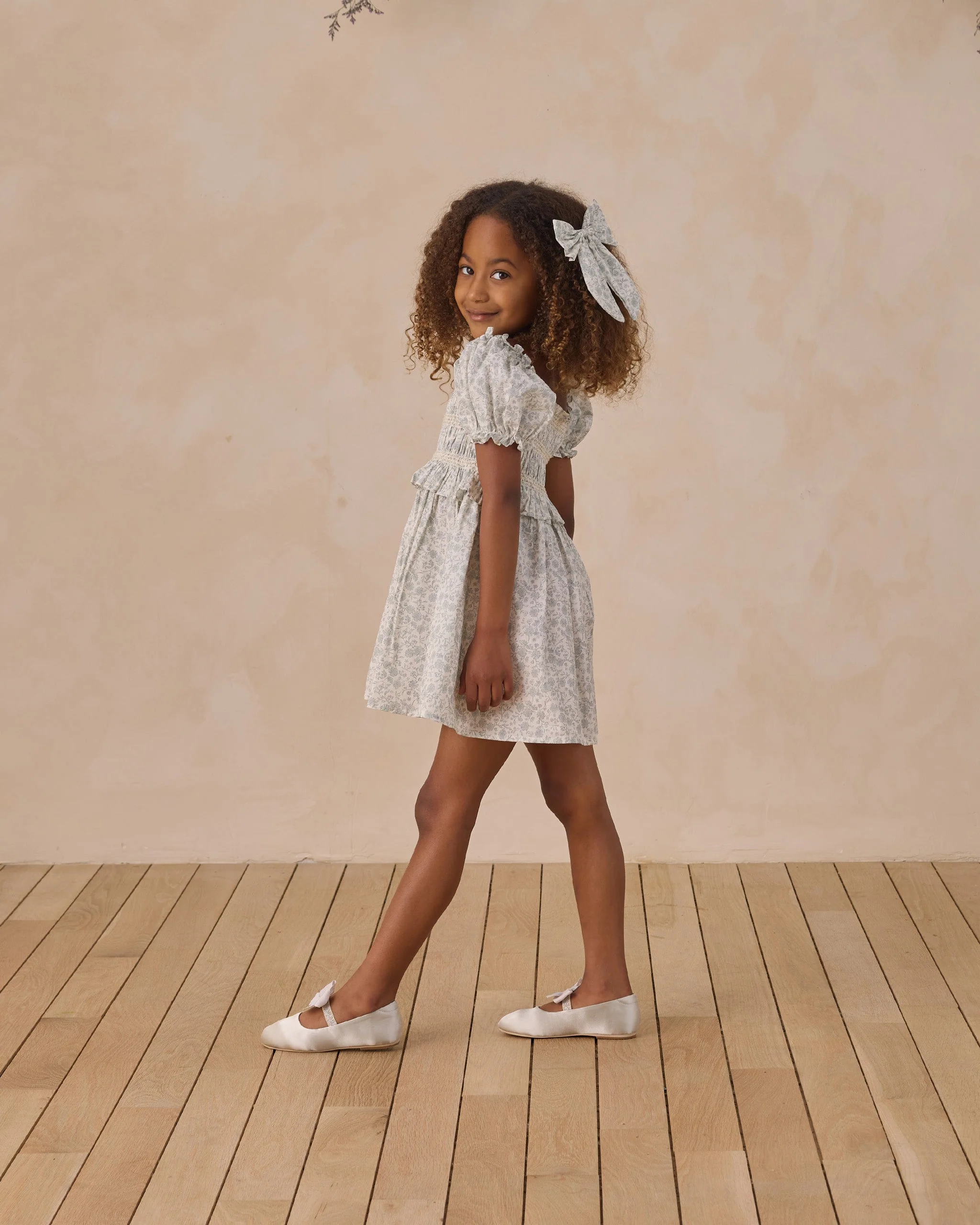 Everly Bow Sky Floral - Image 4