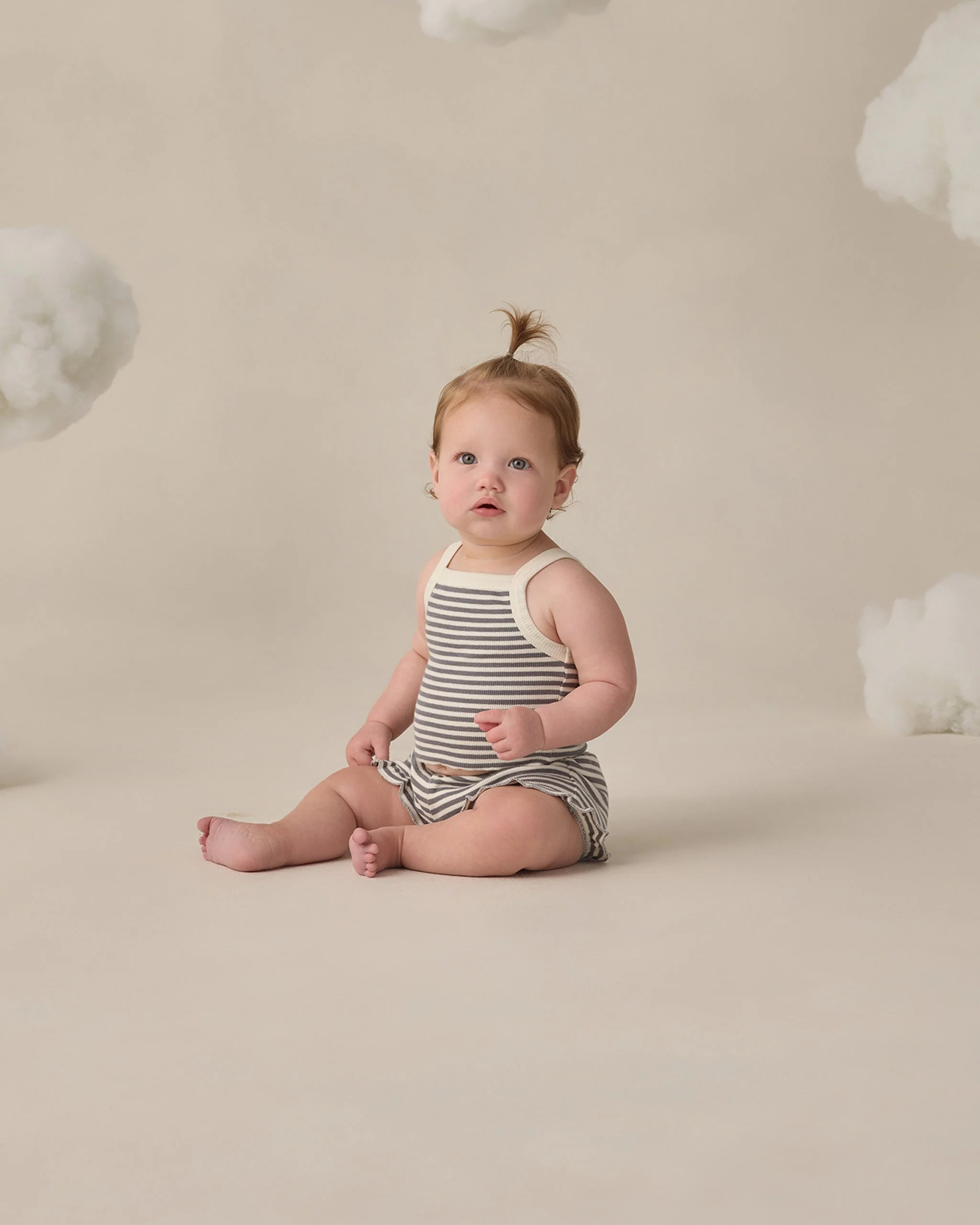 Evie Tank + Shortie Set Ocean Stripe - Image 3