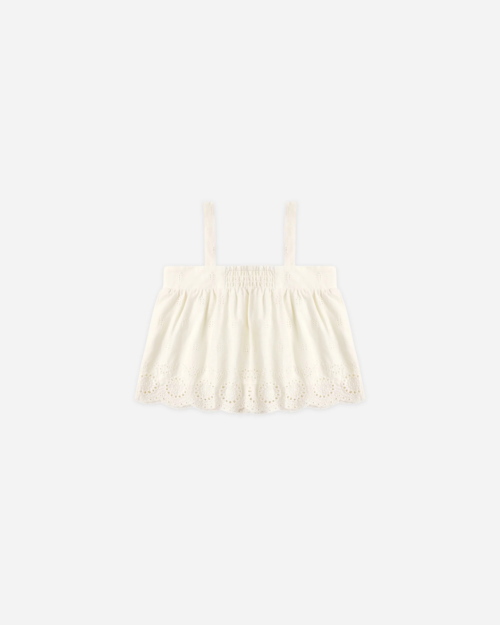 Eyelet Swing Top Ivory - Image 2
