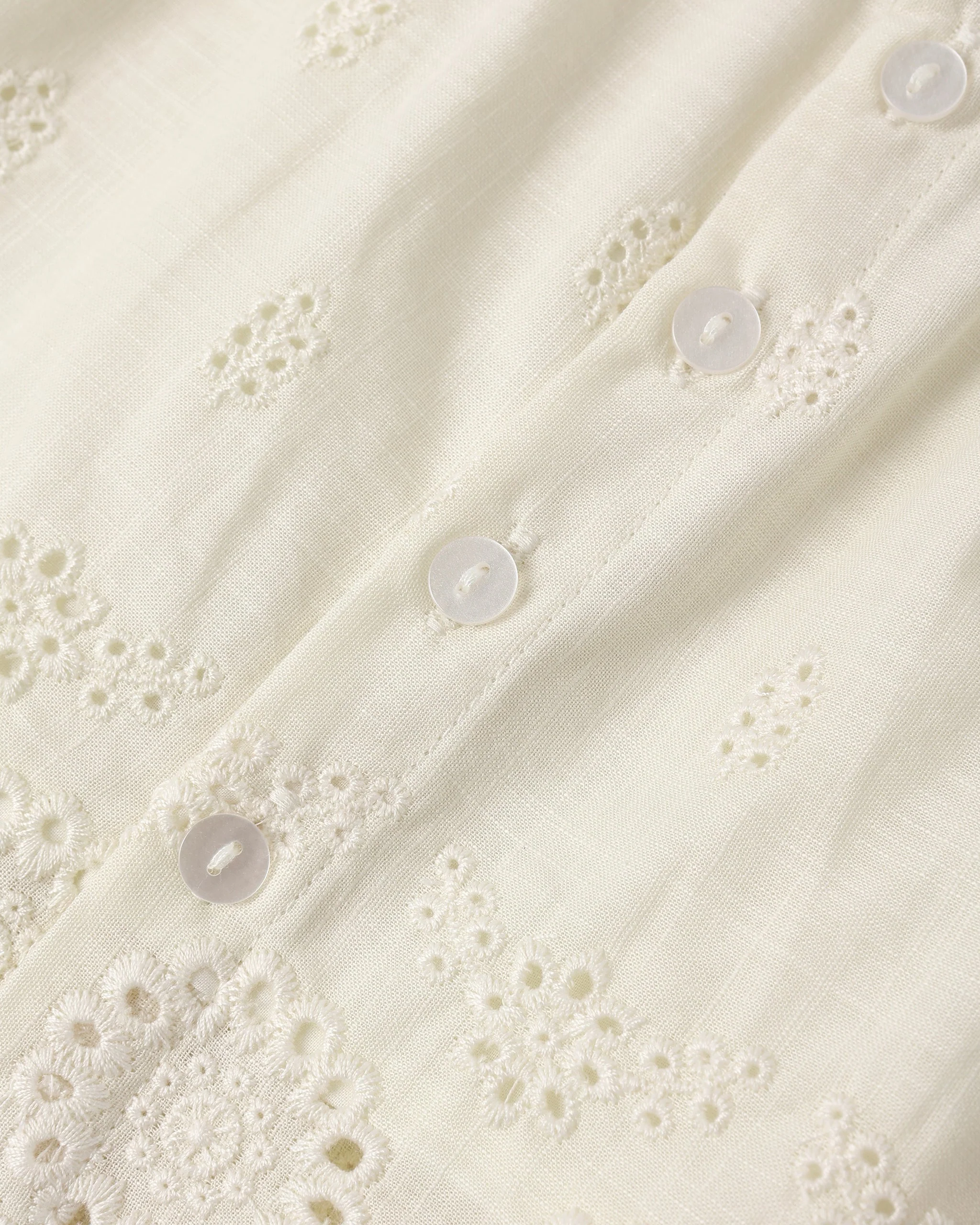 Eyelet Swing Top Ivory - Image 3