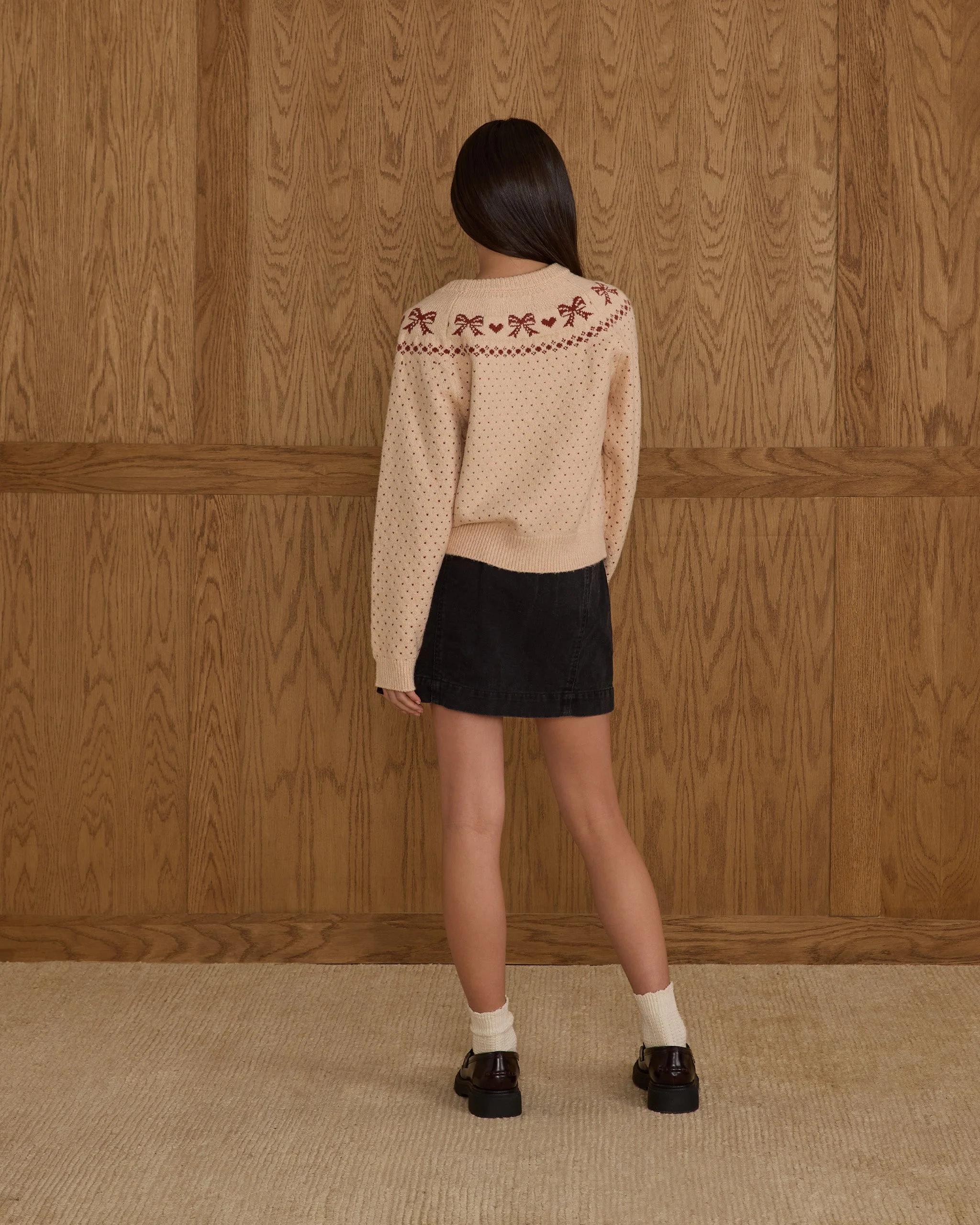 Fair Isle Sweater || Bows - Teen - Image 2