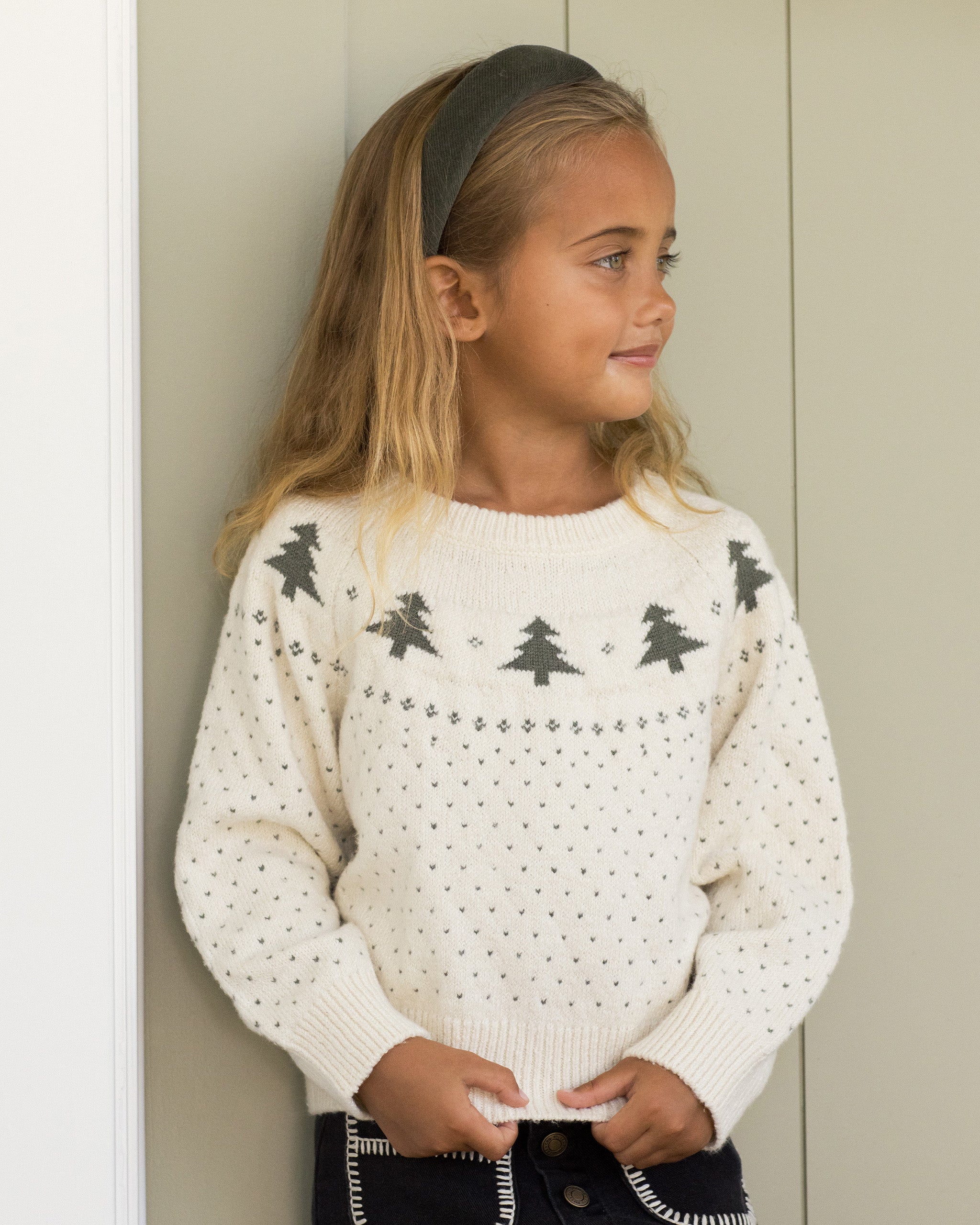 Fair Isle Sweater || Trees - Image 3
