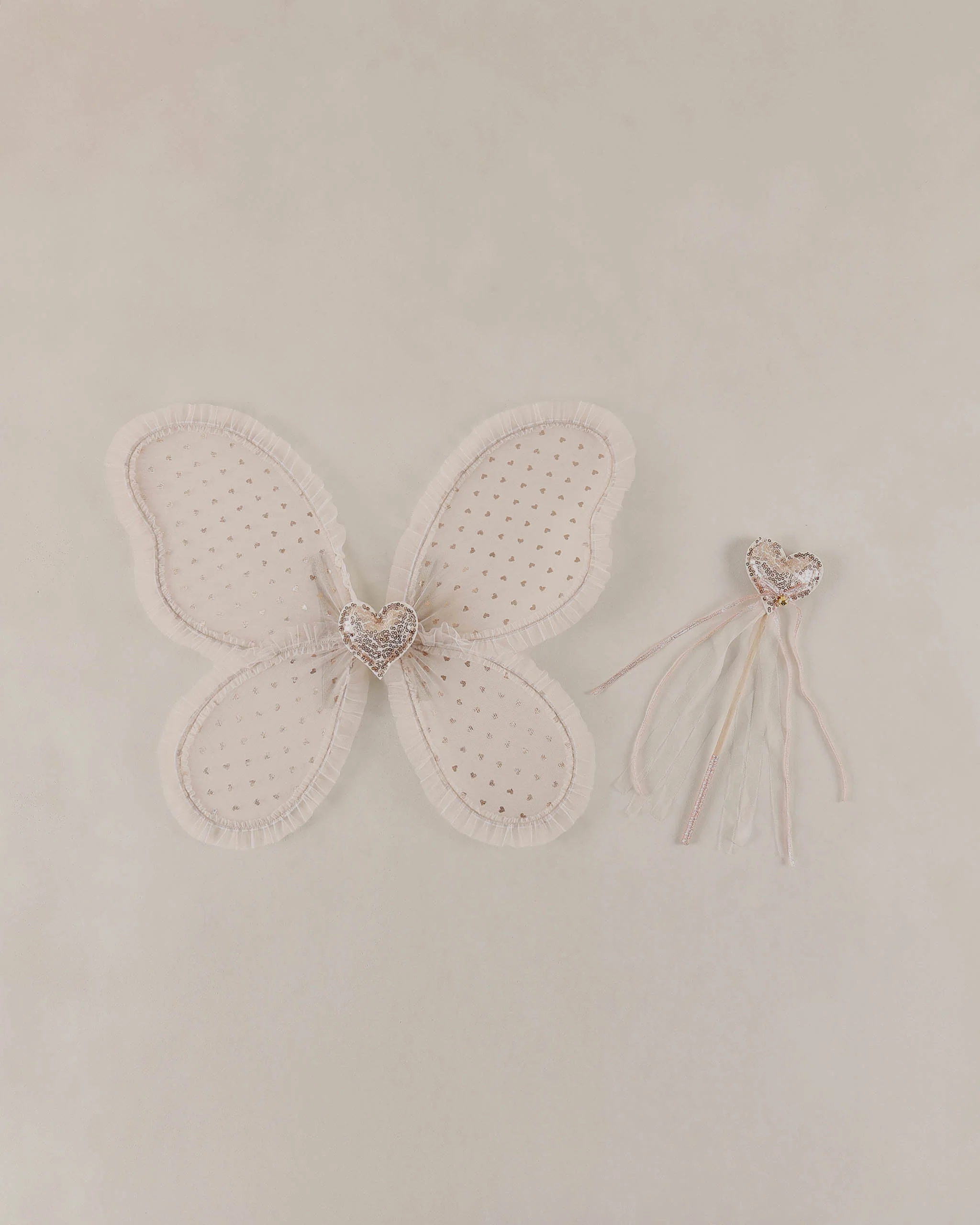 Fairy Set Rose Gold Hearts