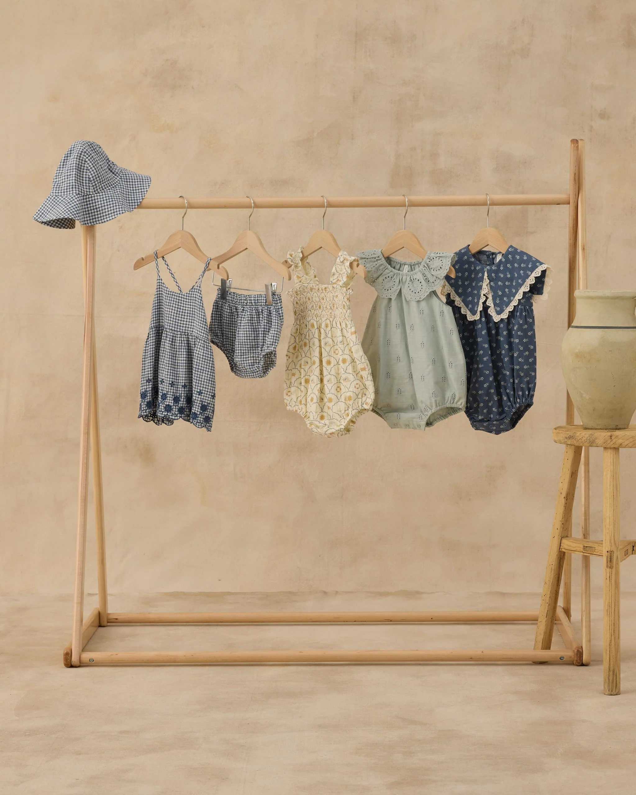 Floppy Sun Hat Marine Gingham - Image 3