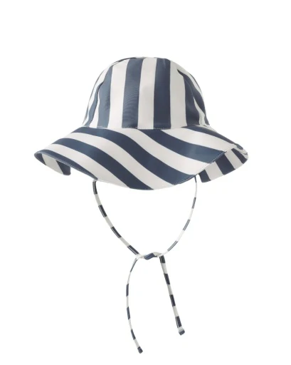 Floppy Swim Hat Navy Stripe - Image 7