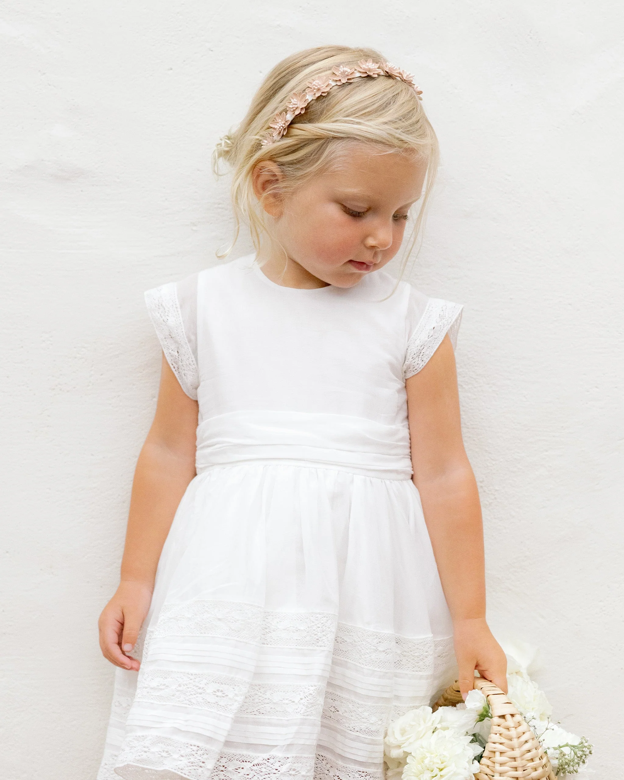 Floral Headband || Blush - Image 3