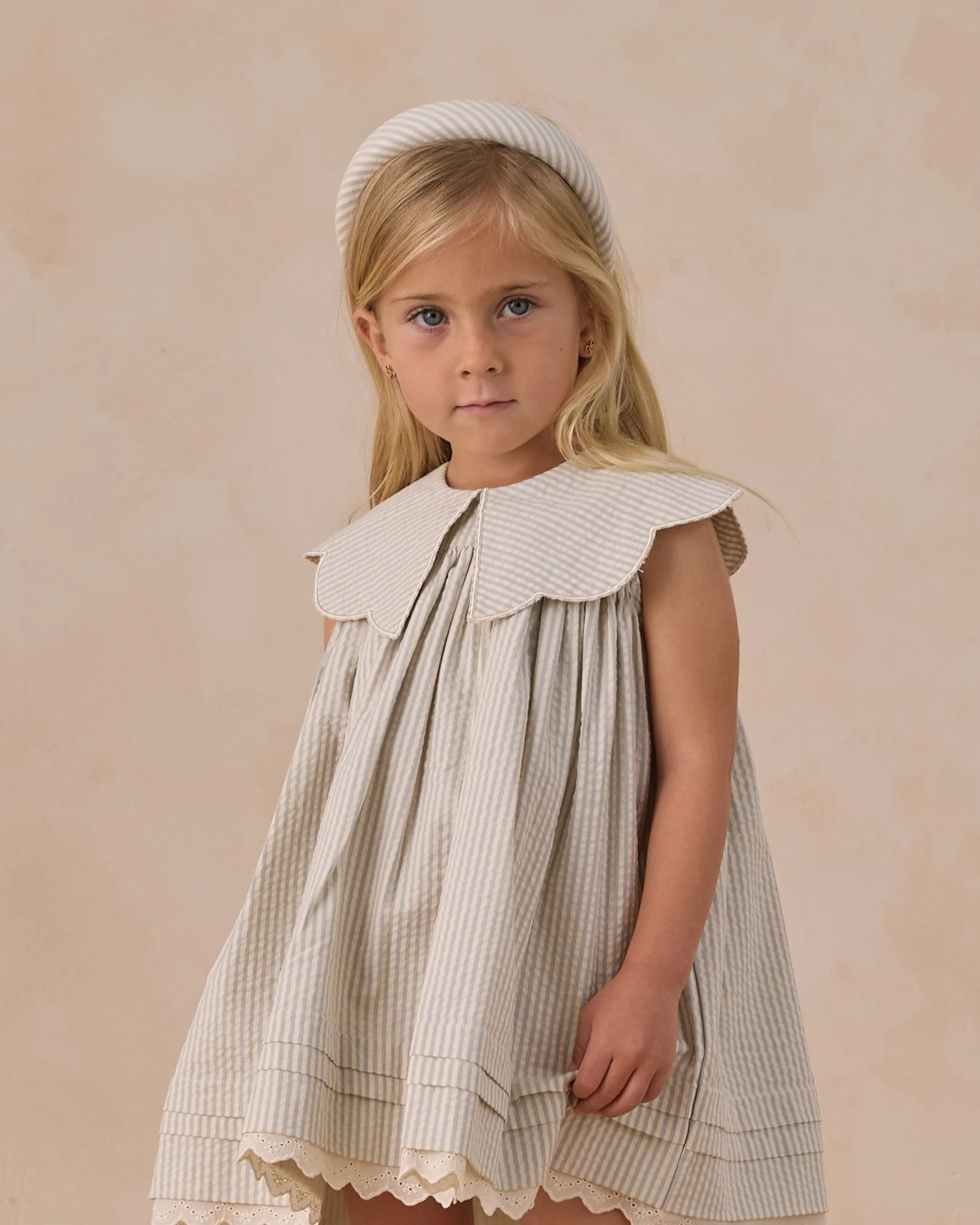 Florence Dress Sky Stripe - Image 4