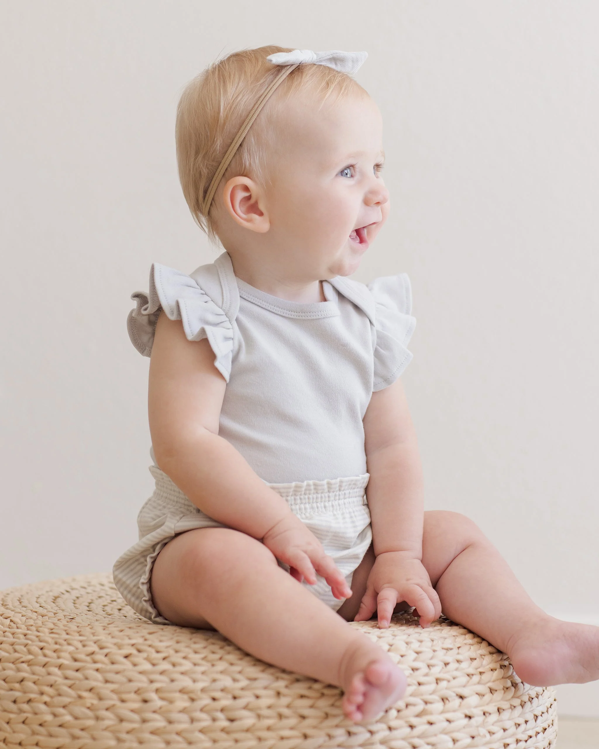 -Flutter Sleeve Bodysuit || Sky- - Image 3