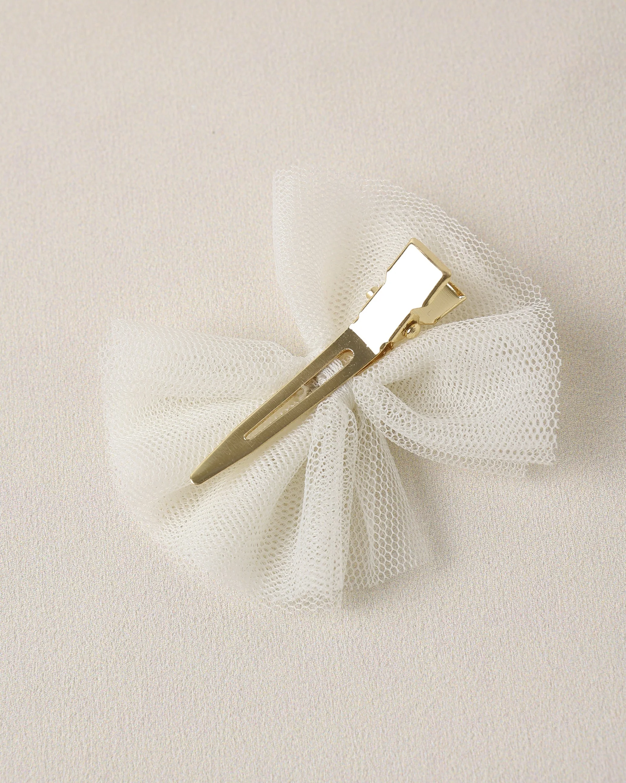 Flutter Tulle Clips Ivory - Image 3