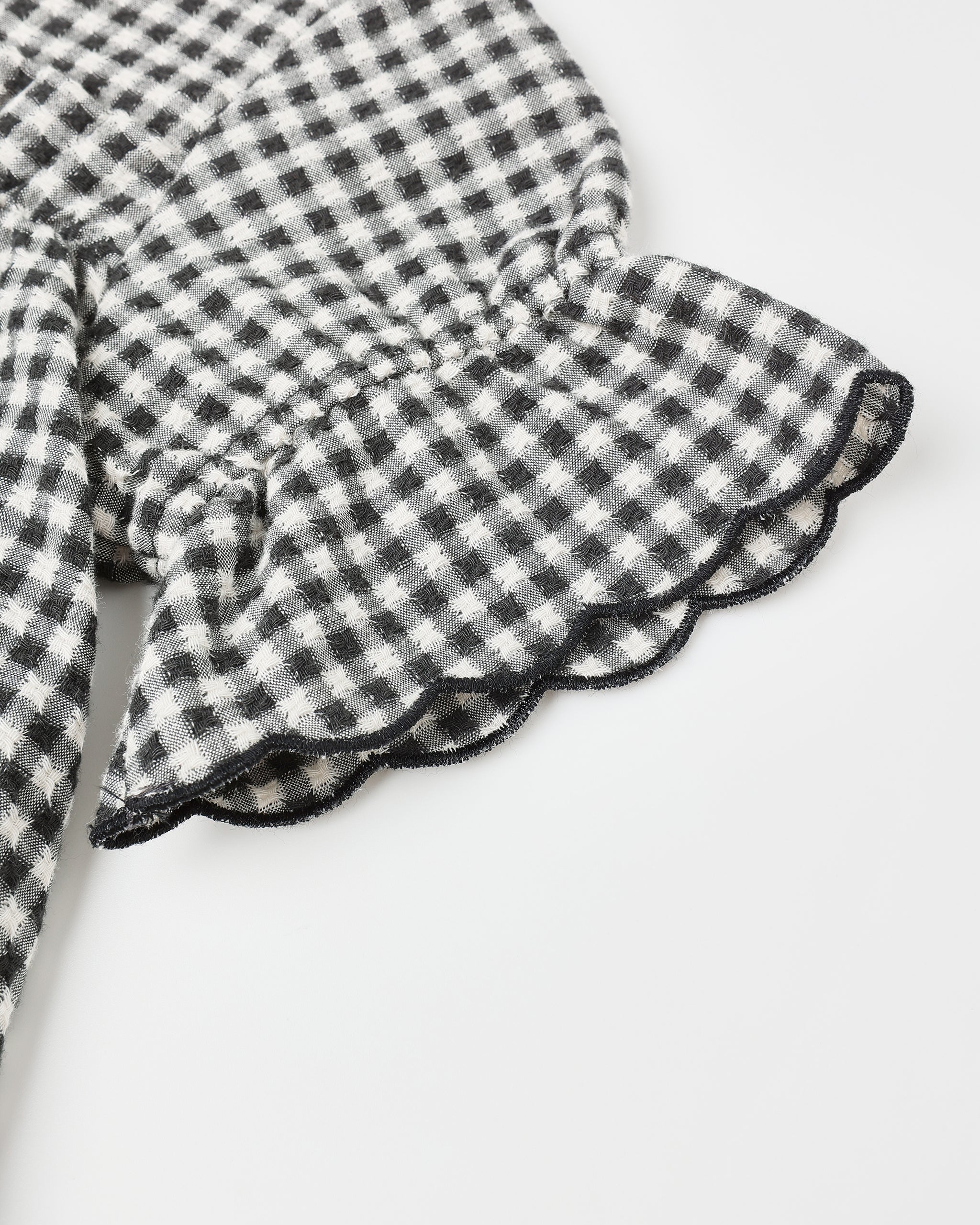 Francie Blouse || Black Gingham - Image 6