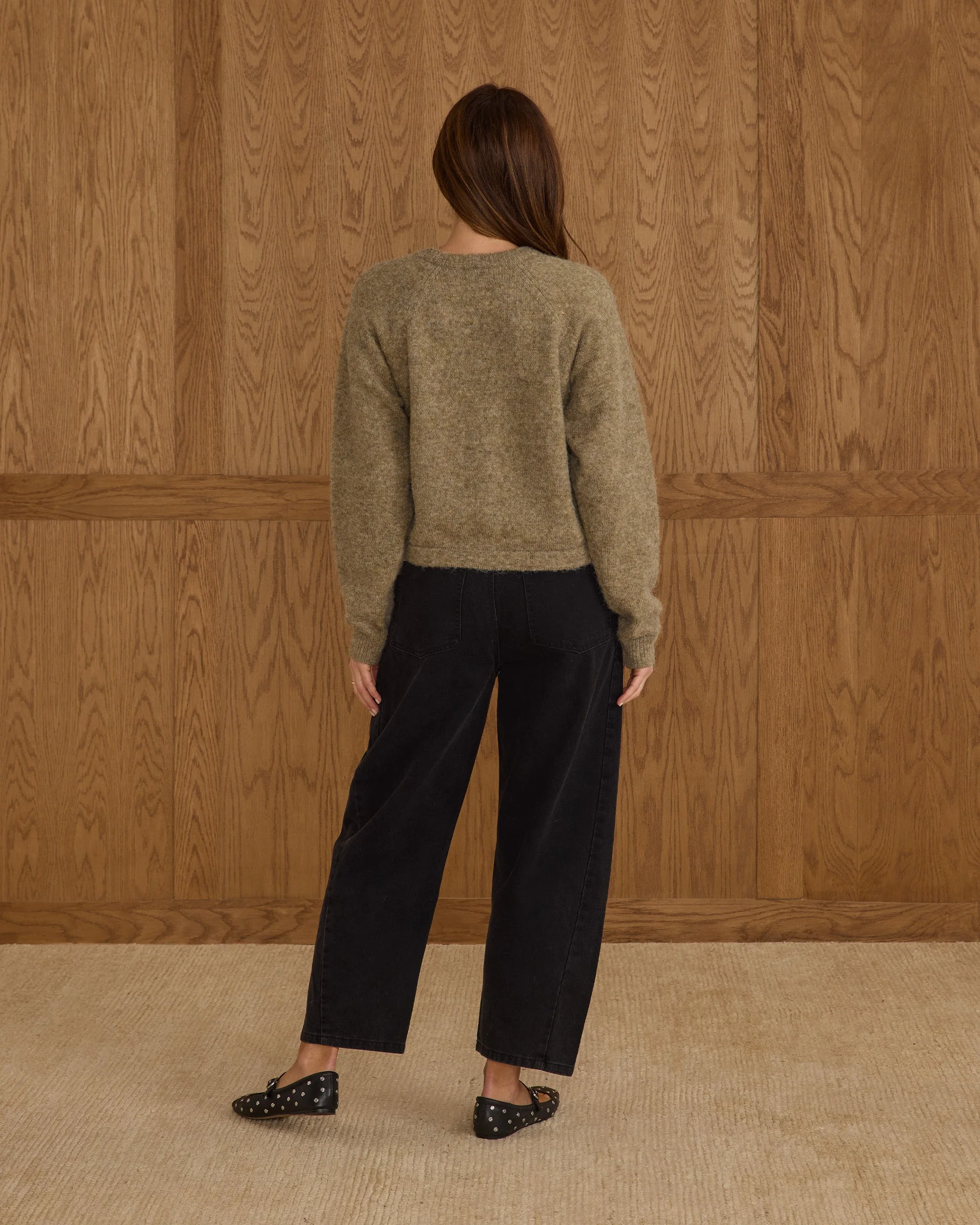 Fuzzy Cardigan | Evergreen - Image 2