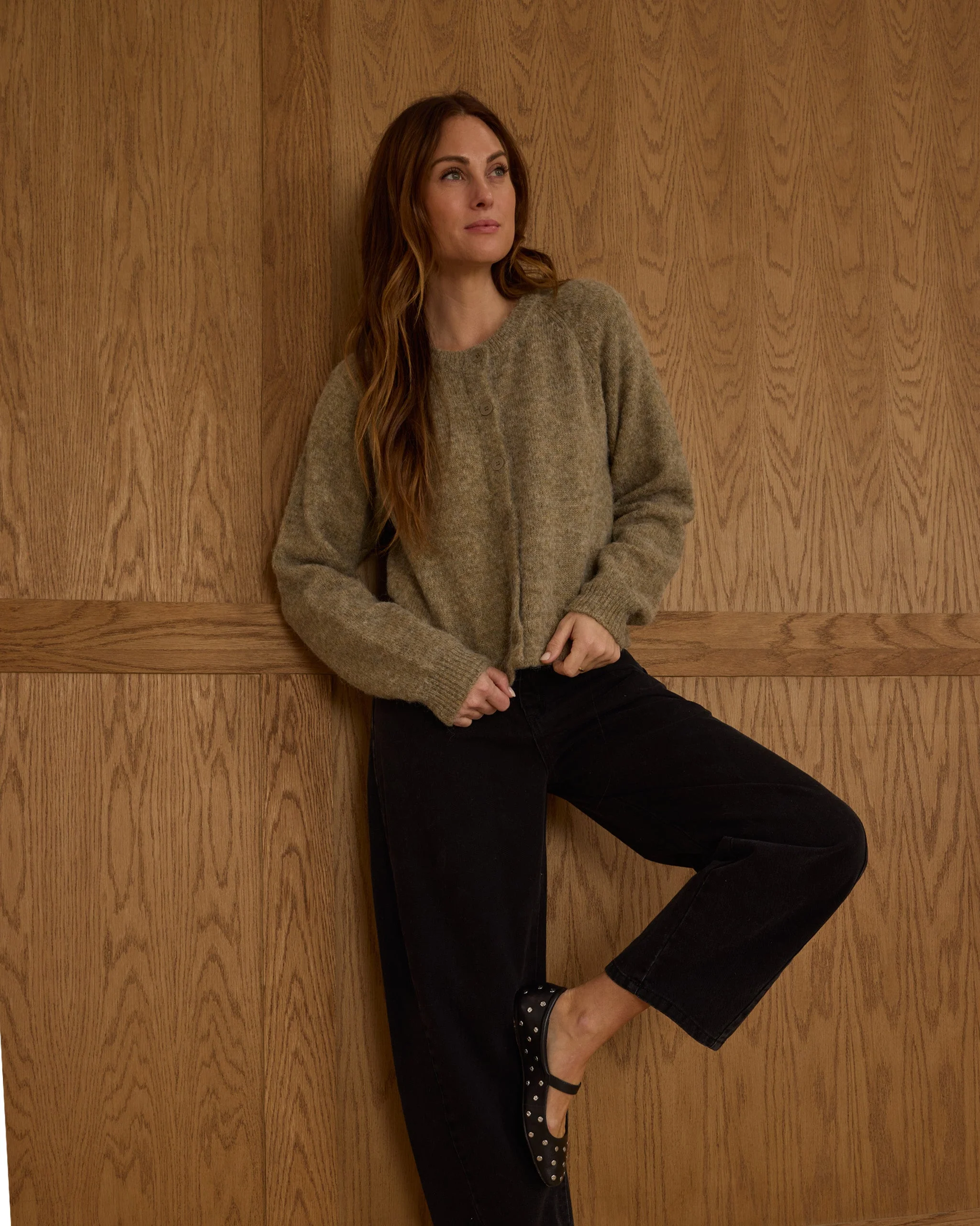 Fuzzy Cardigan | Evergreen - Image 5