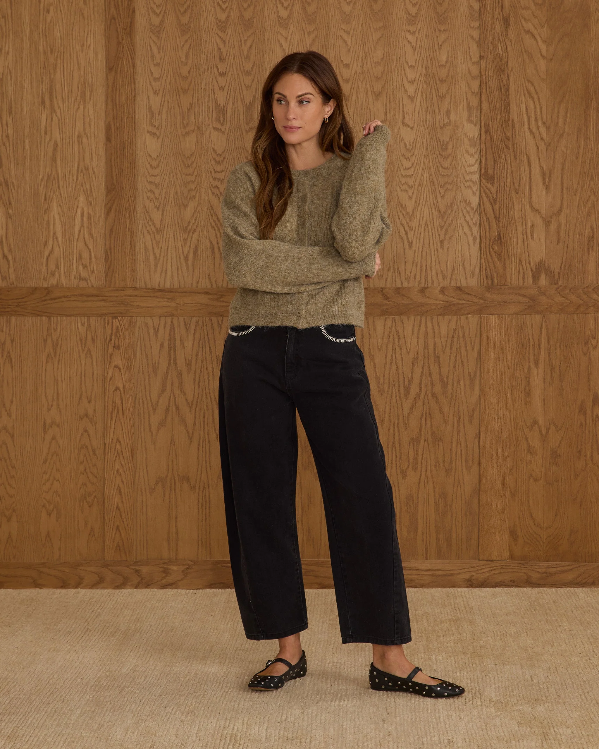 Fuzzy Cardigan | Evergreen - Image 6