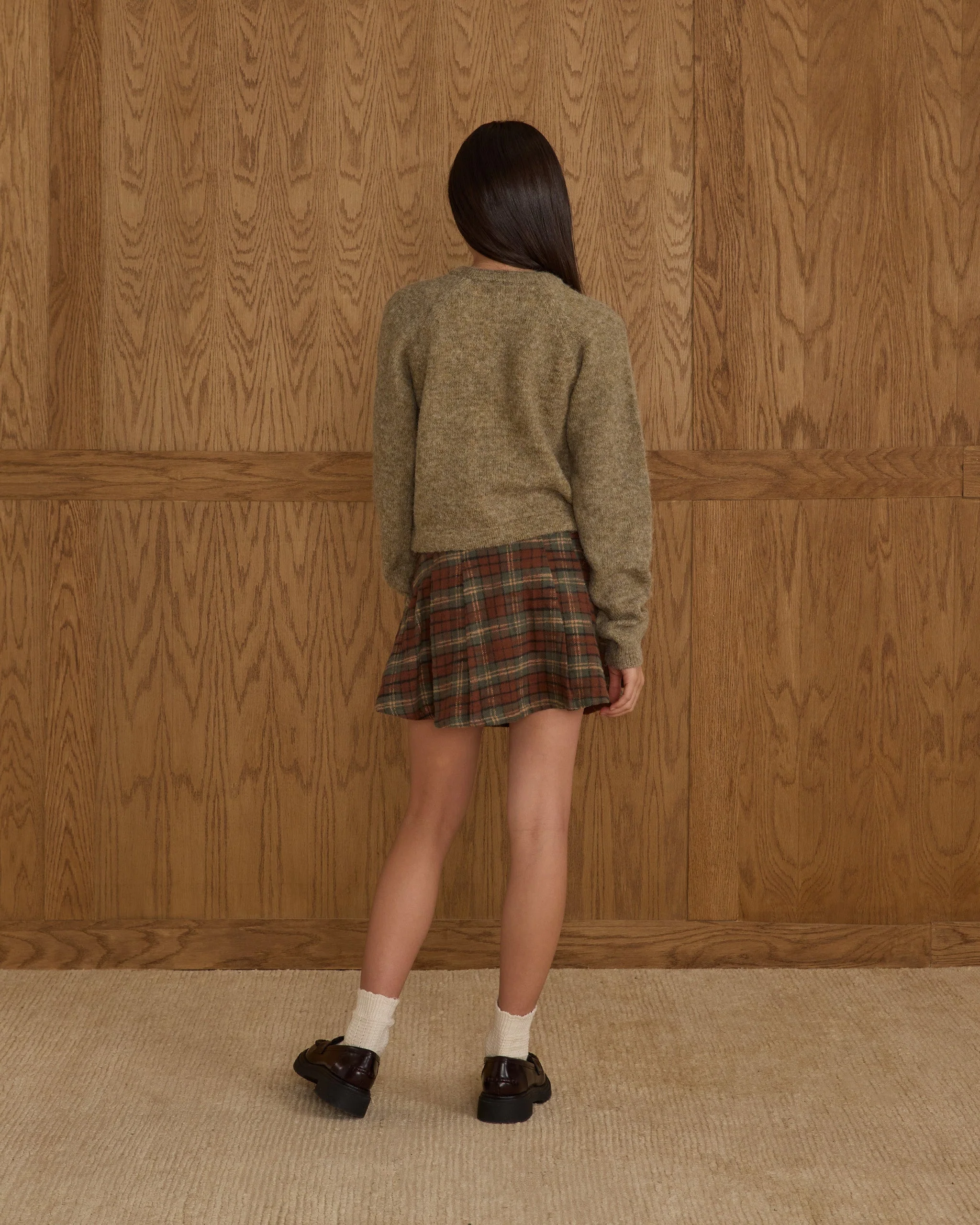 Fuzzy Cardigan || Evergreen - Teen - Image 2