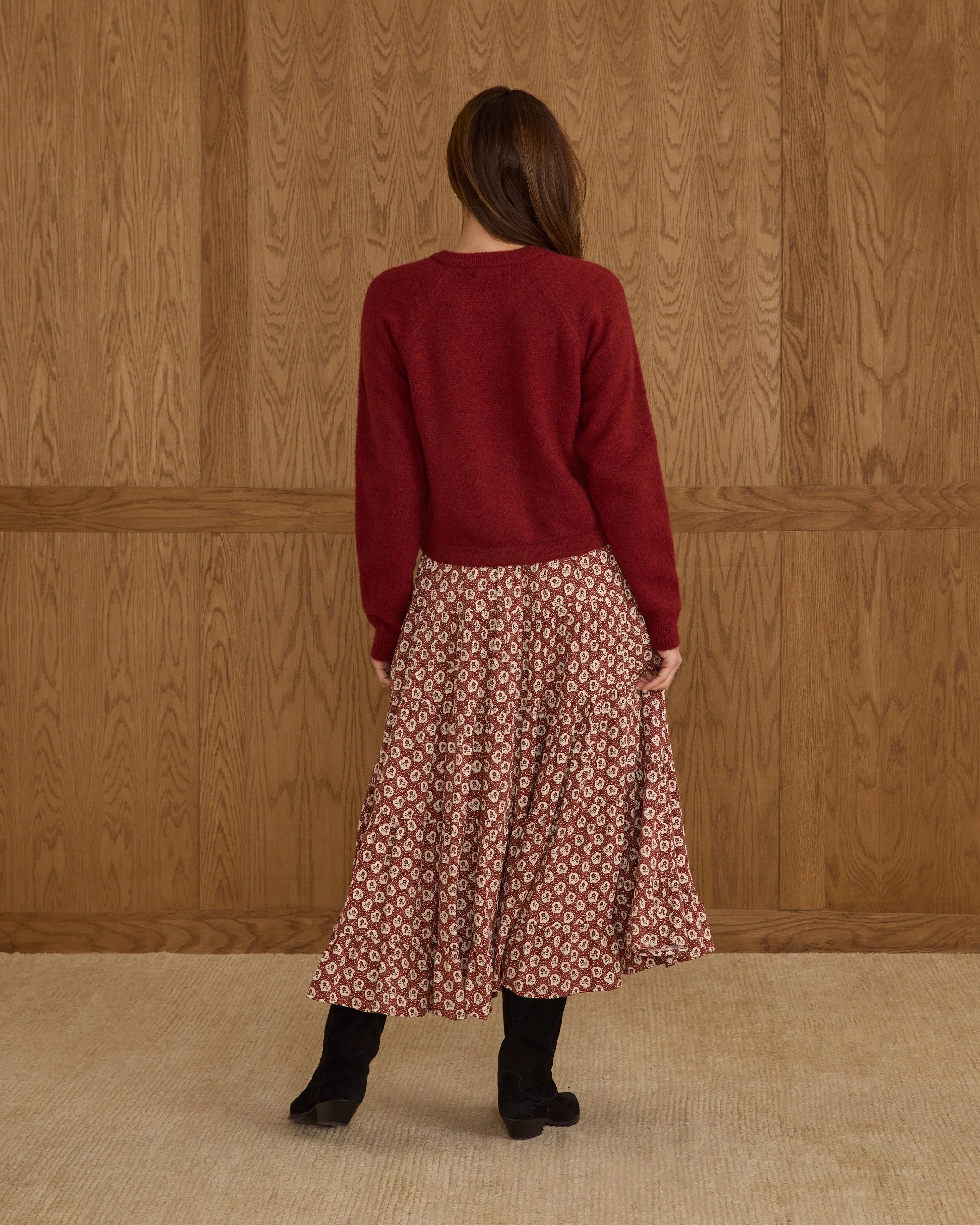Fuzzy Cardigan | Ruby - Image 2