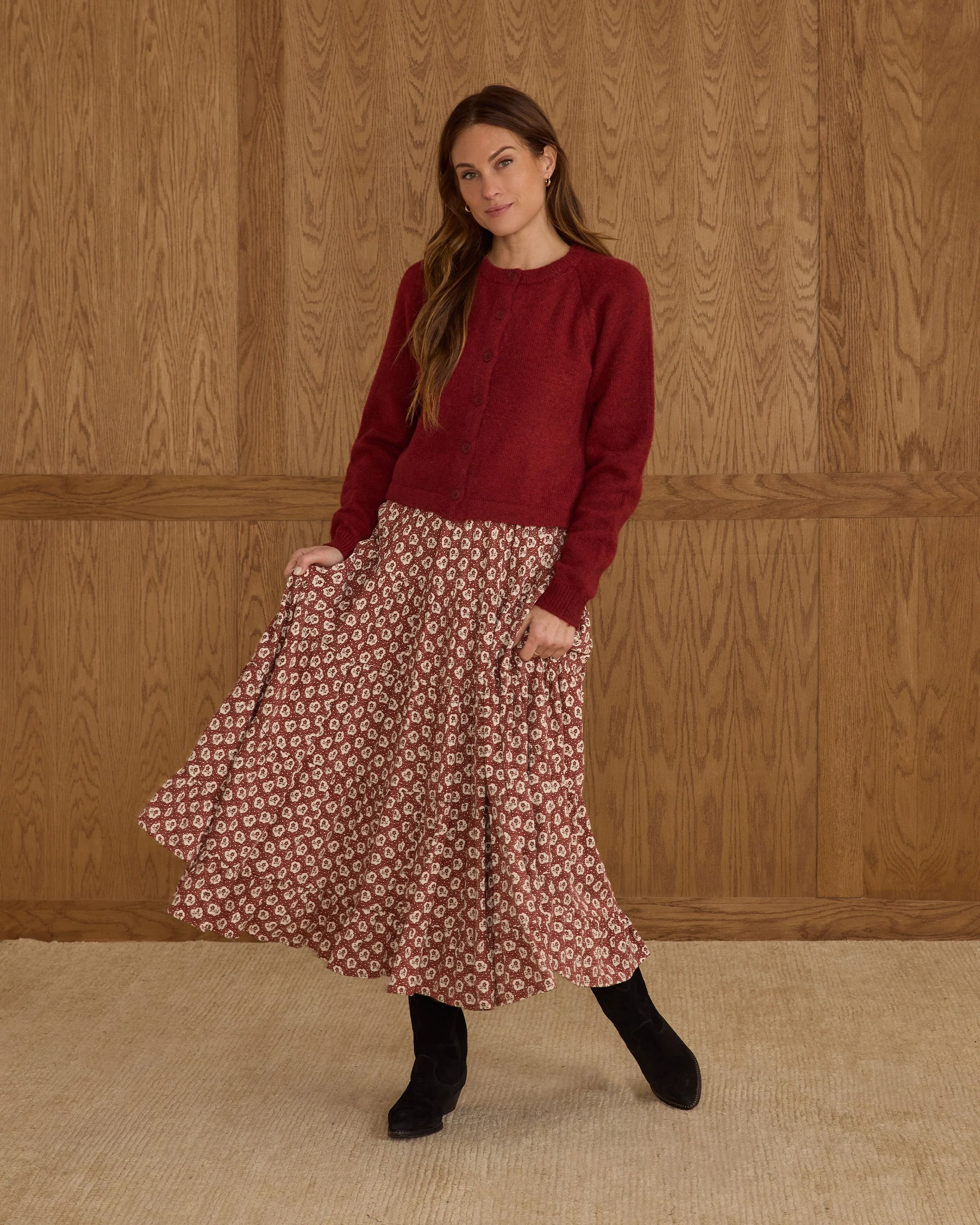 Fuzzy Cardigan | Ruby - Image 5