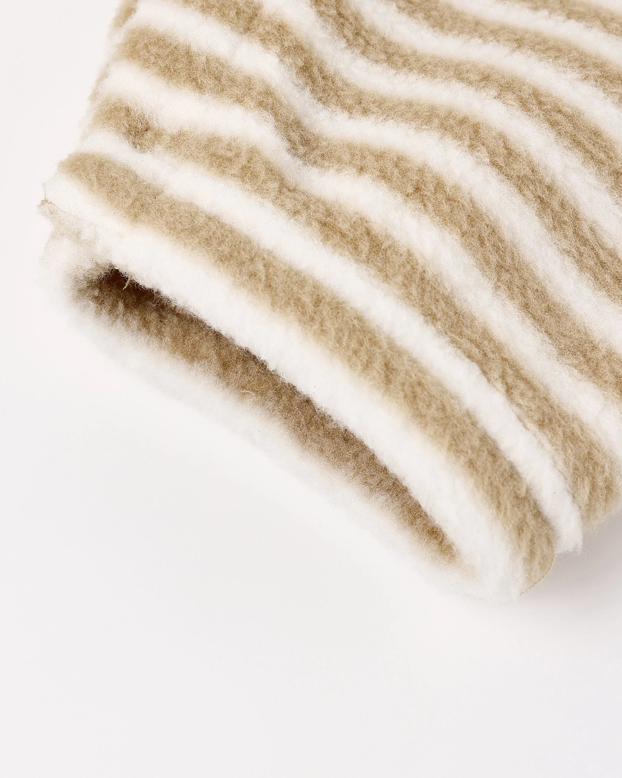 Fuzzy Winter Jumpsuit || Toffee Stripe - Image 2