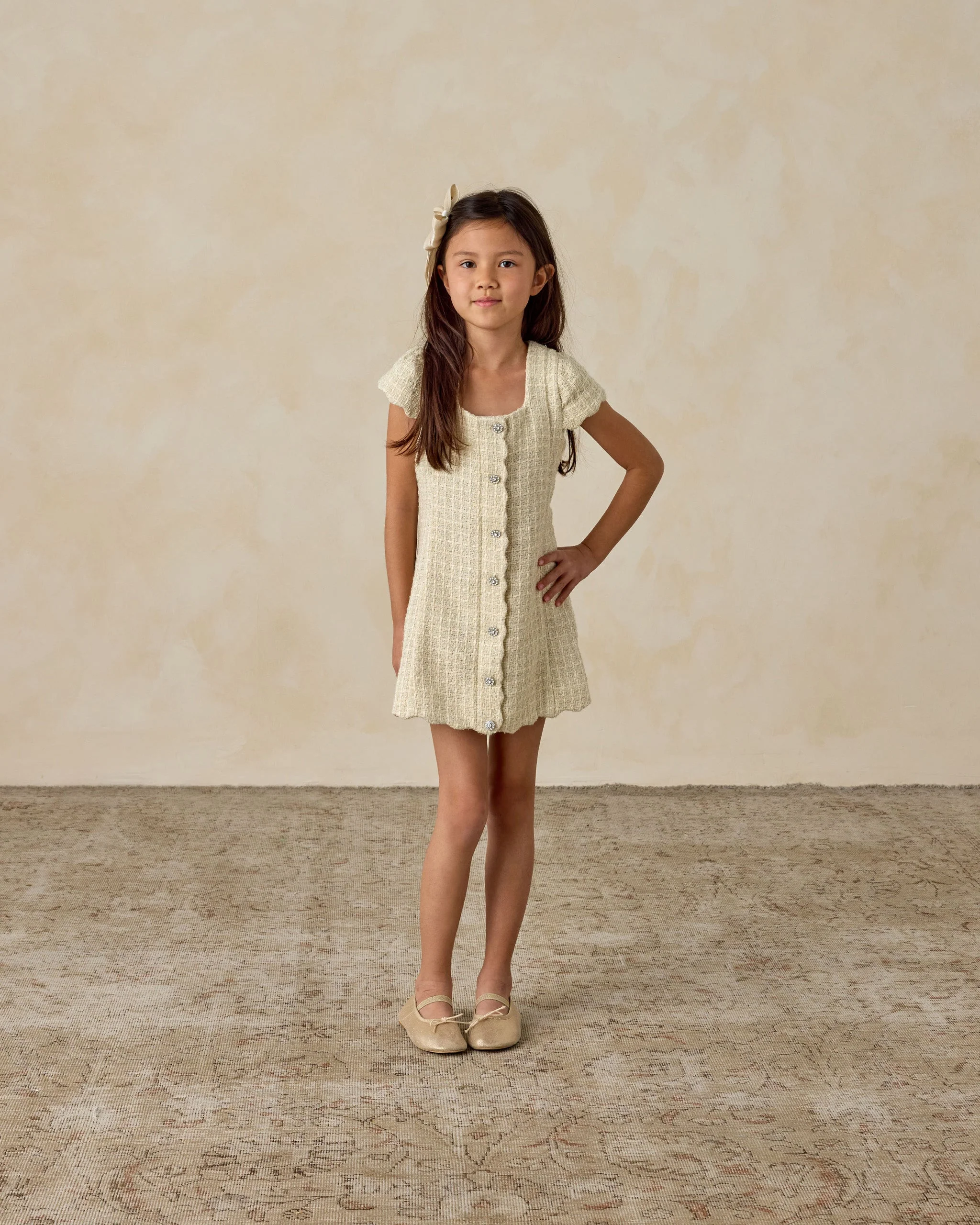 Gabrielle Dress | Ecru - Image 3